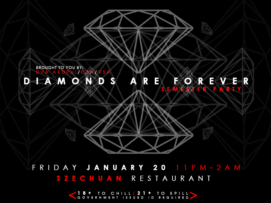 "Diamonds are Forever" Rush Party
