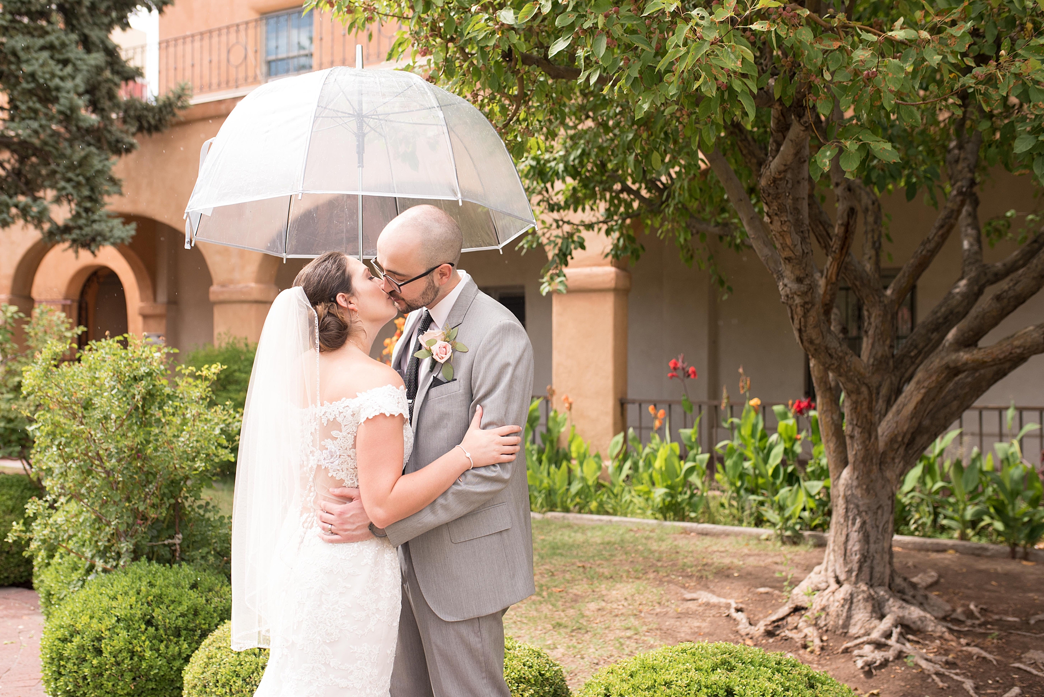 San Felipe de Nero and Hyatt Downtown wedding, bridal elegance by darlene, jewelry enchanted jewelers, dj cutmaster music, albuquerque wedding photographer, blush and grey