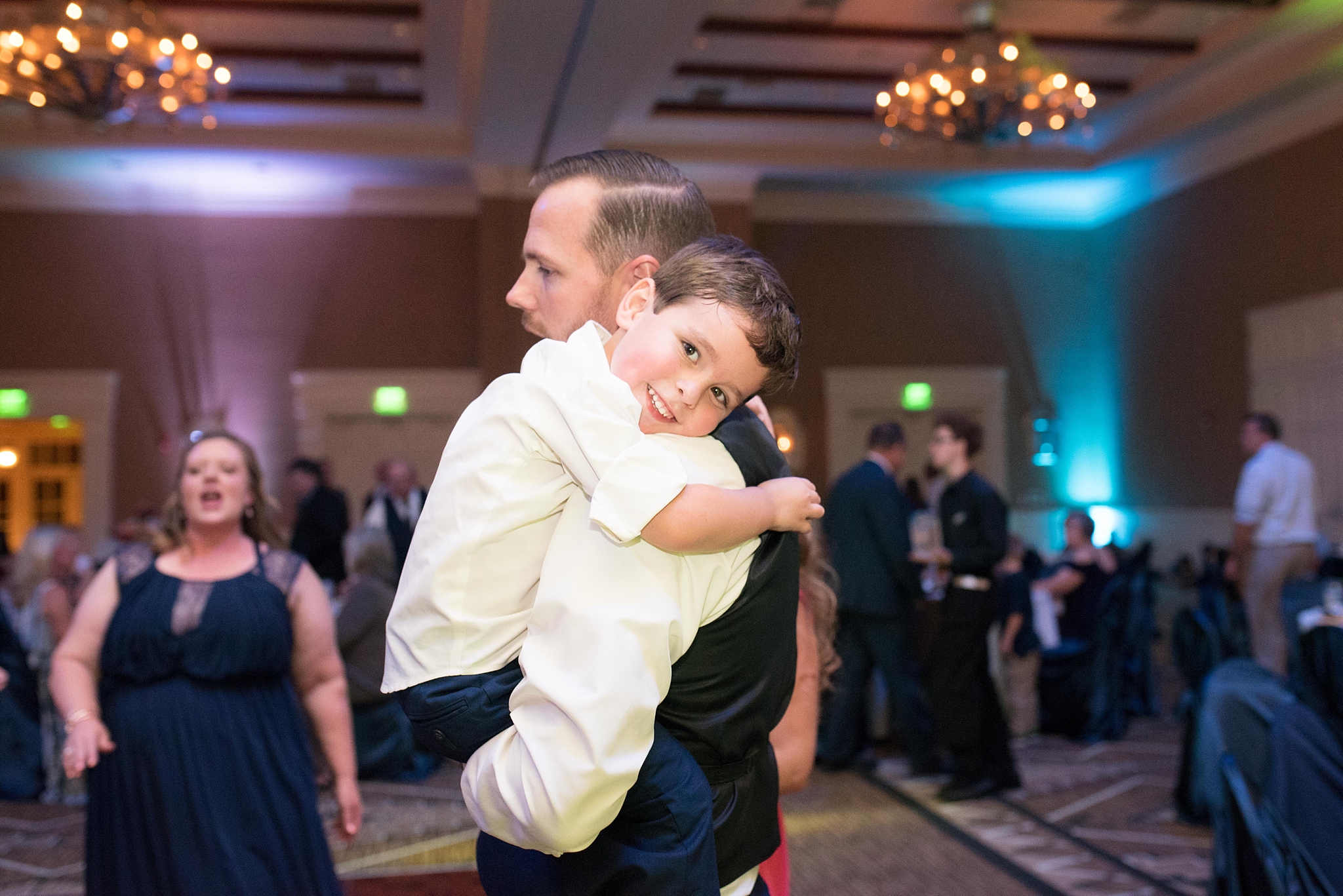 hotel albuquerque wedding photographer new mexico ann matthews bridal dress mens wearhouse cutmaster music dj courtyard coral navy blue