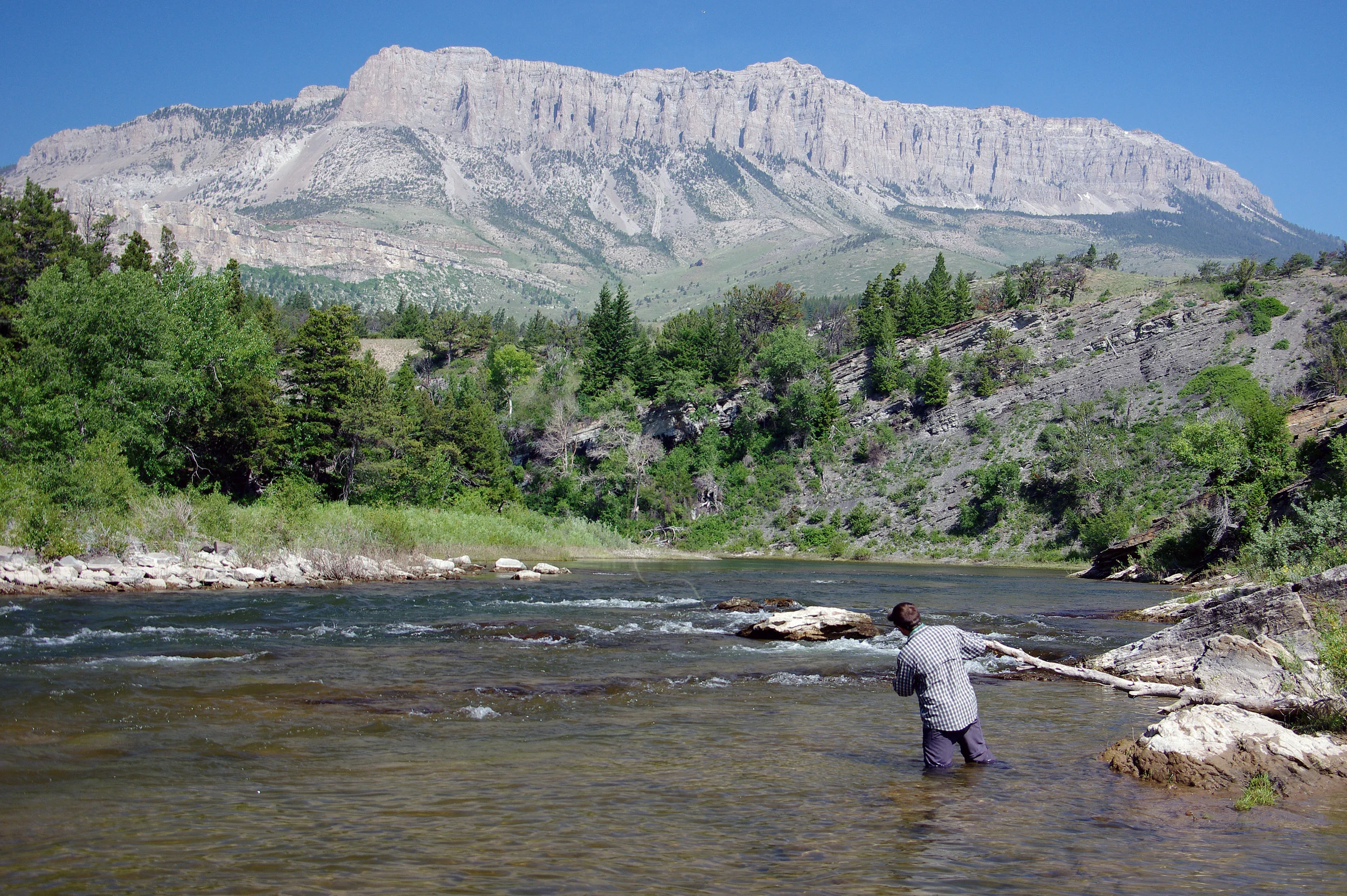 The scenery on the Sun River in Montana is priceless