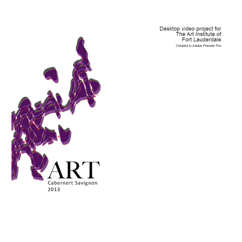 Label Design for the Art Institutes 