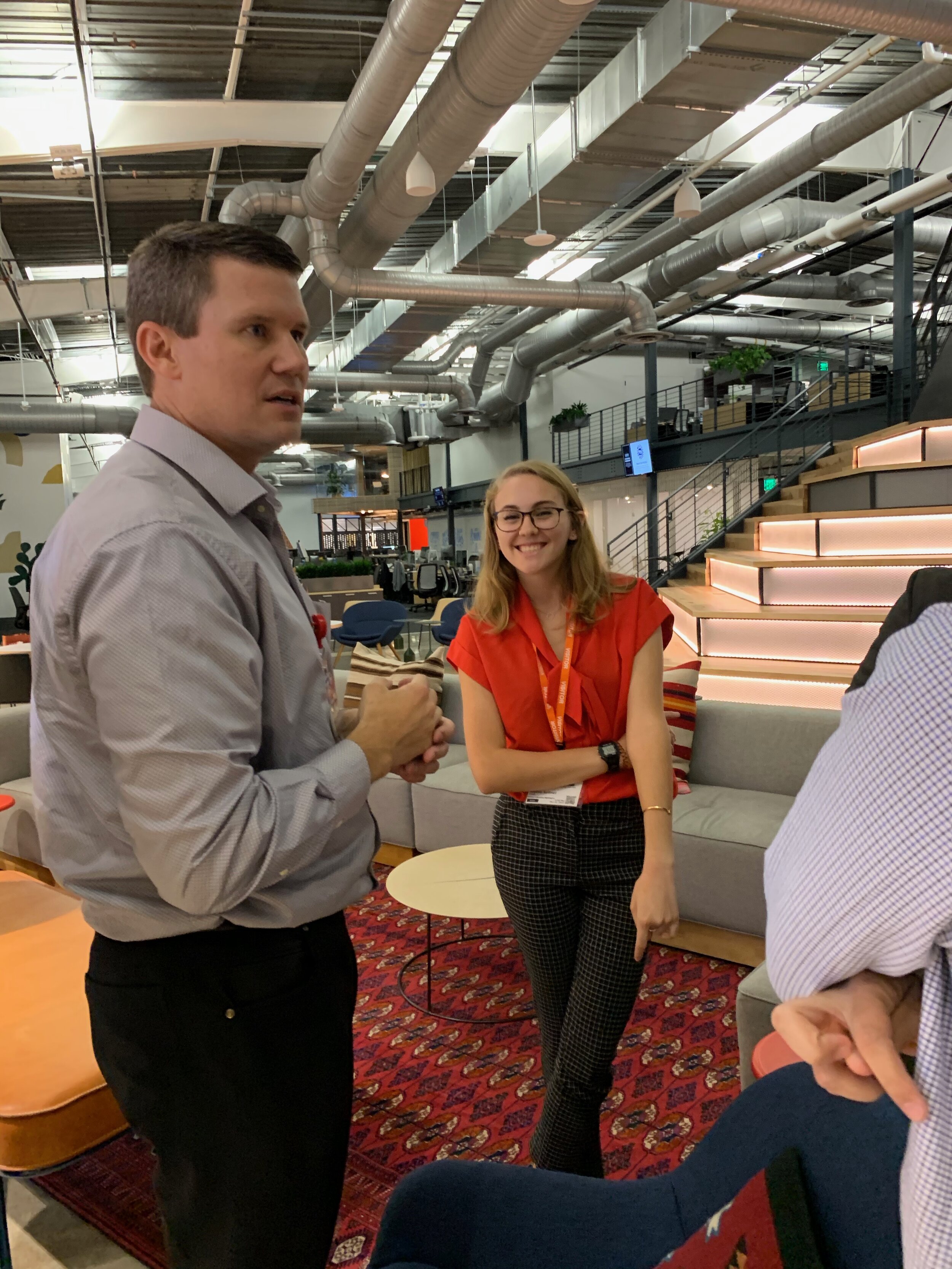 SCMSO visits HEB Digital Office. Fall 2019