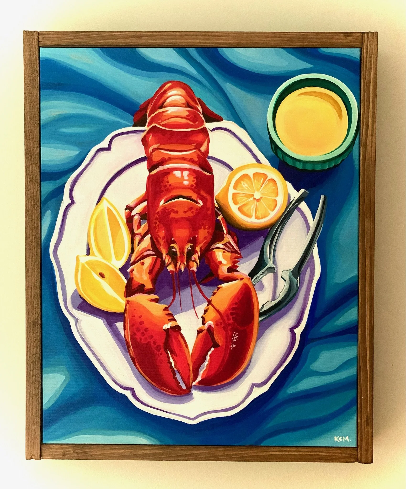 %22Summertime in Maine%22 framed.JPG