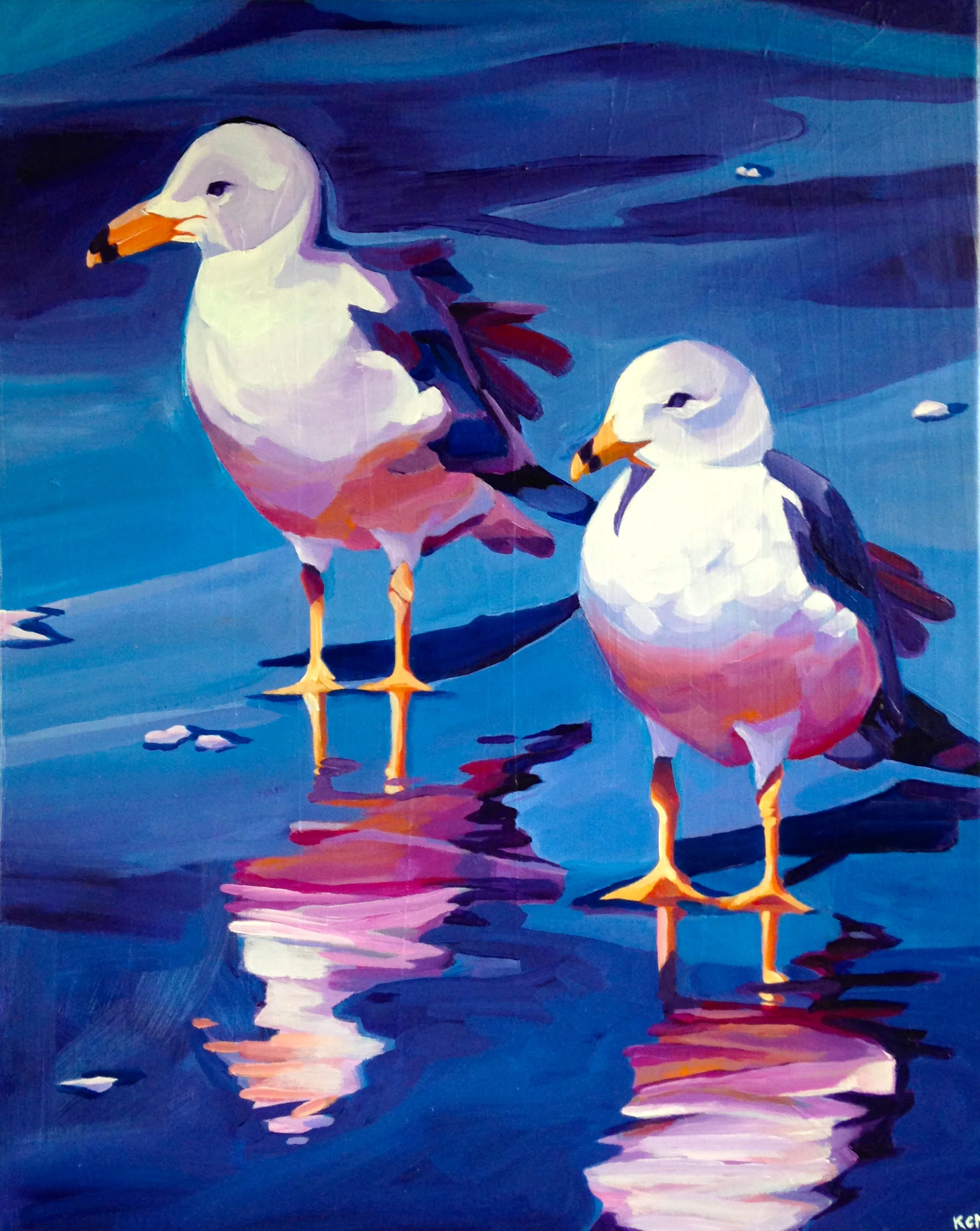 "Afternoon Gulls"