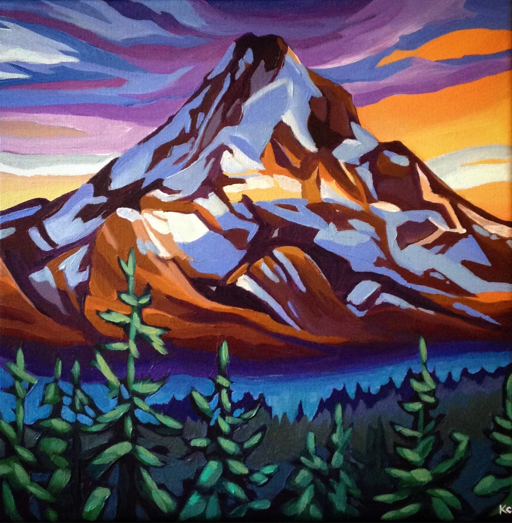 Mt Hood at Dusk.JPG