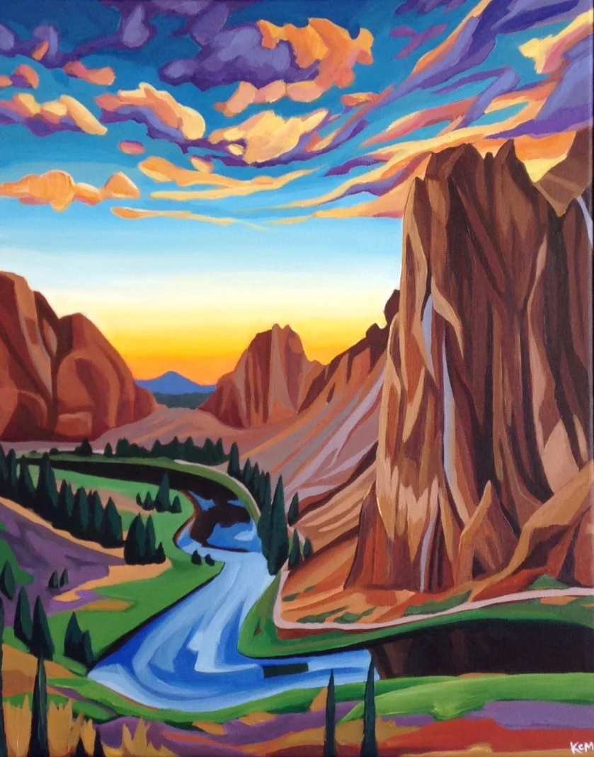 "Smith Rock Sunset"