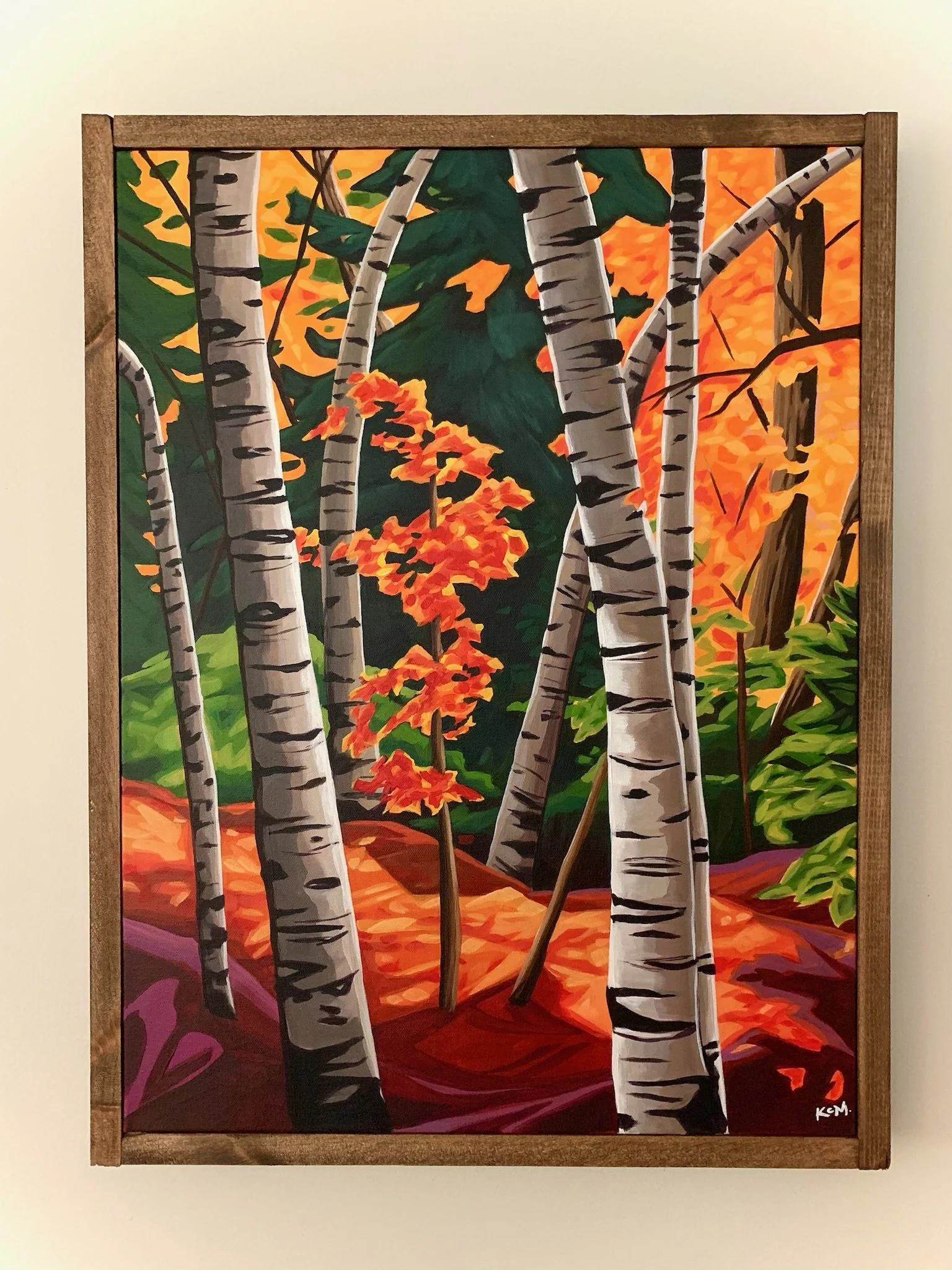 %22Into the Woods%22 framed.JPG