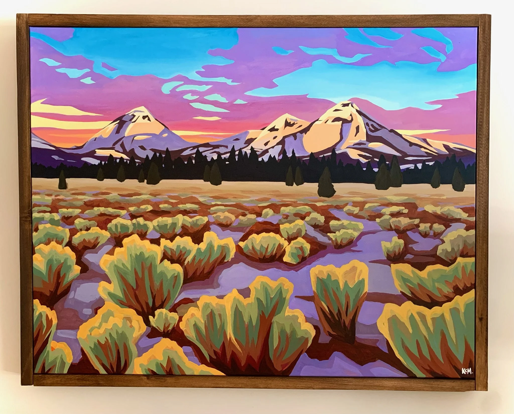 "Quiet in the High Desert" framed.JPG