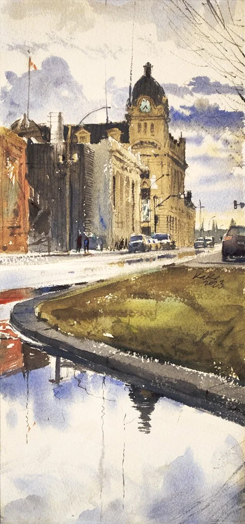 Downtown Moosejaw after Summer Showers.jpg