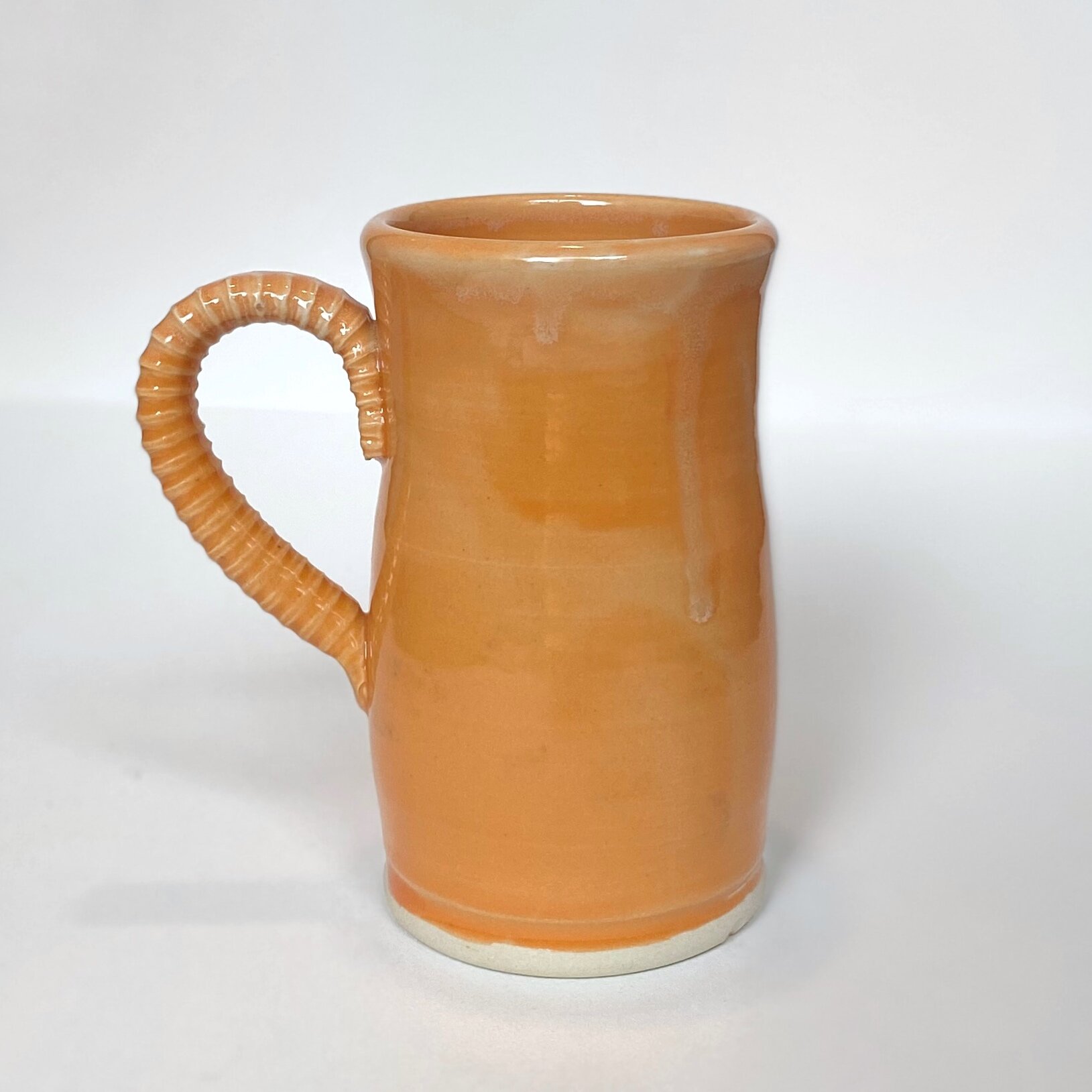 Weaselware Pottery Orange Mug