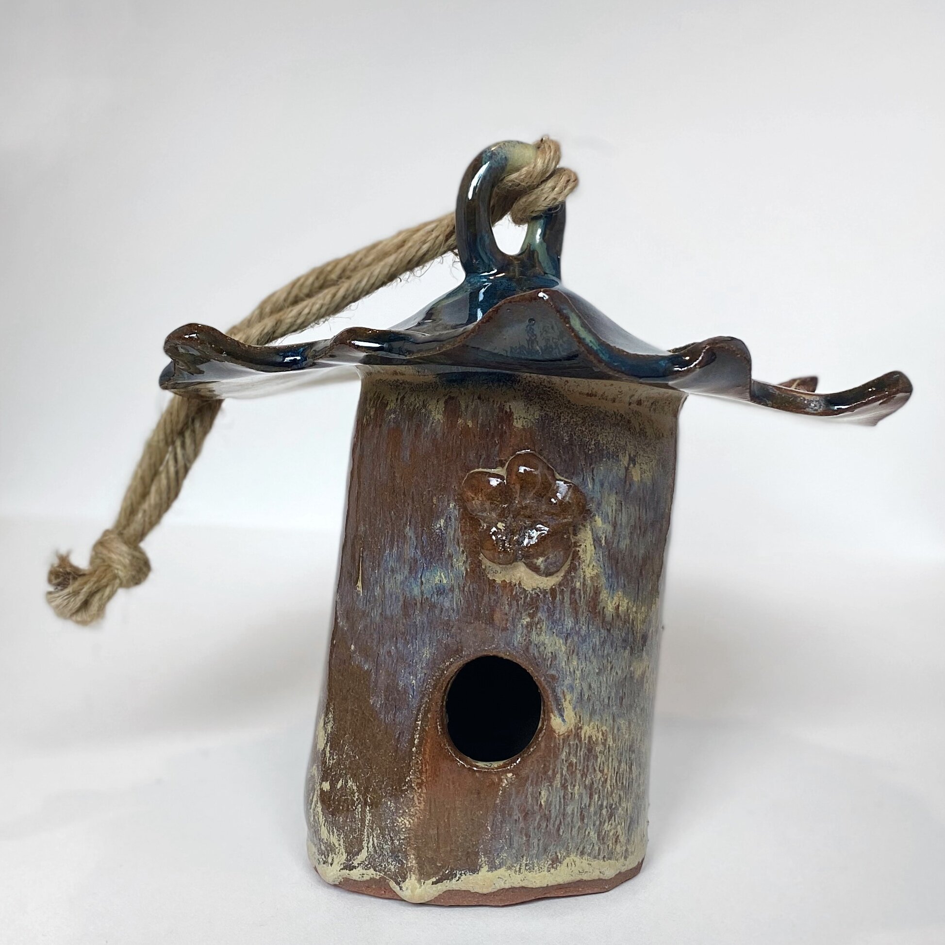 Weaselware Pottery Birdhouse