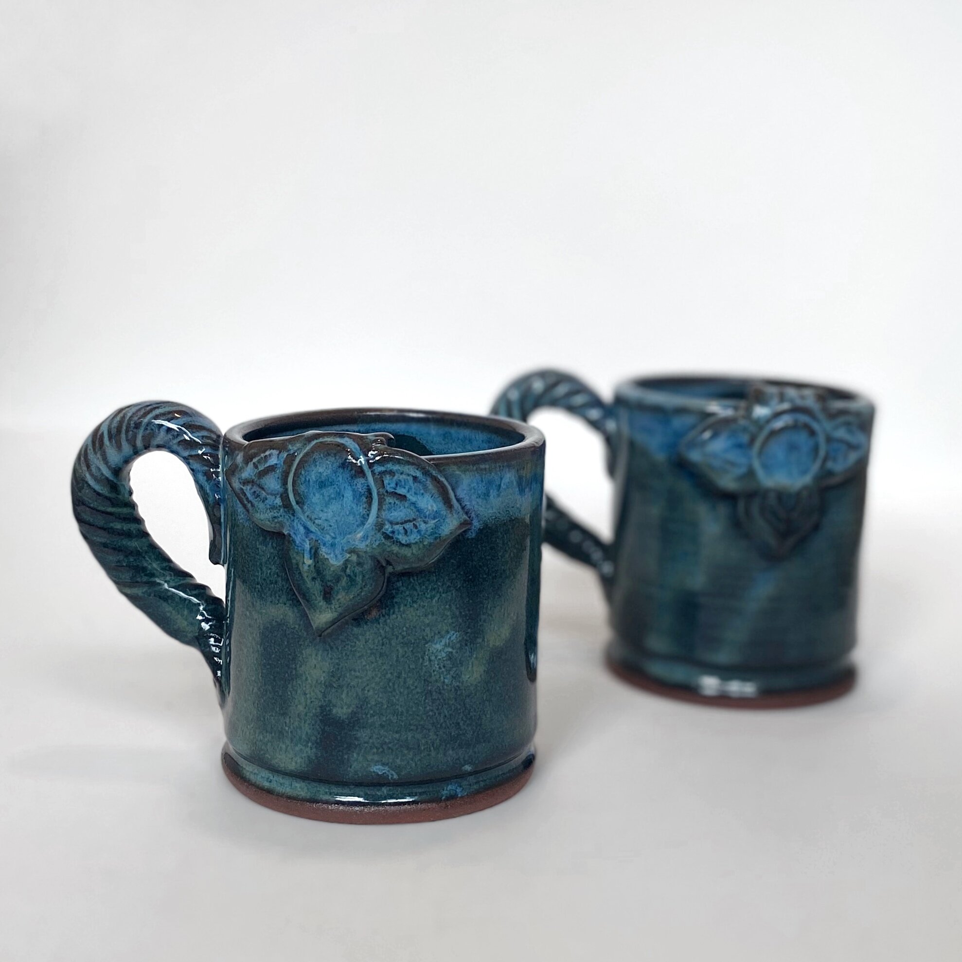 Weaselware Pottery Blue Mug