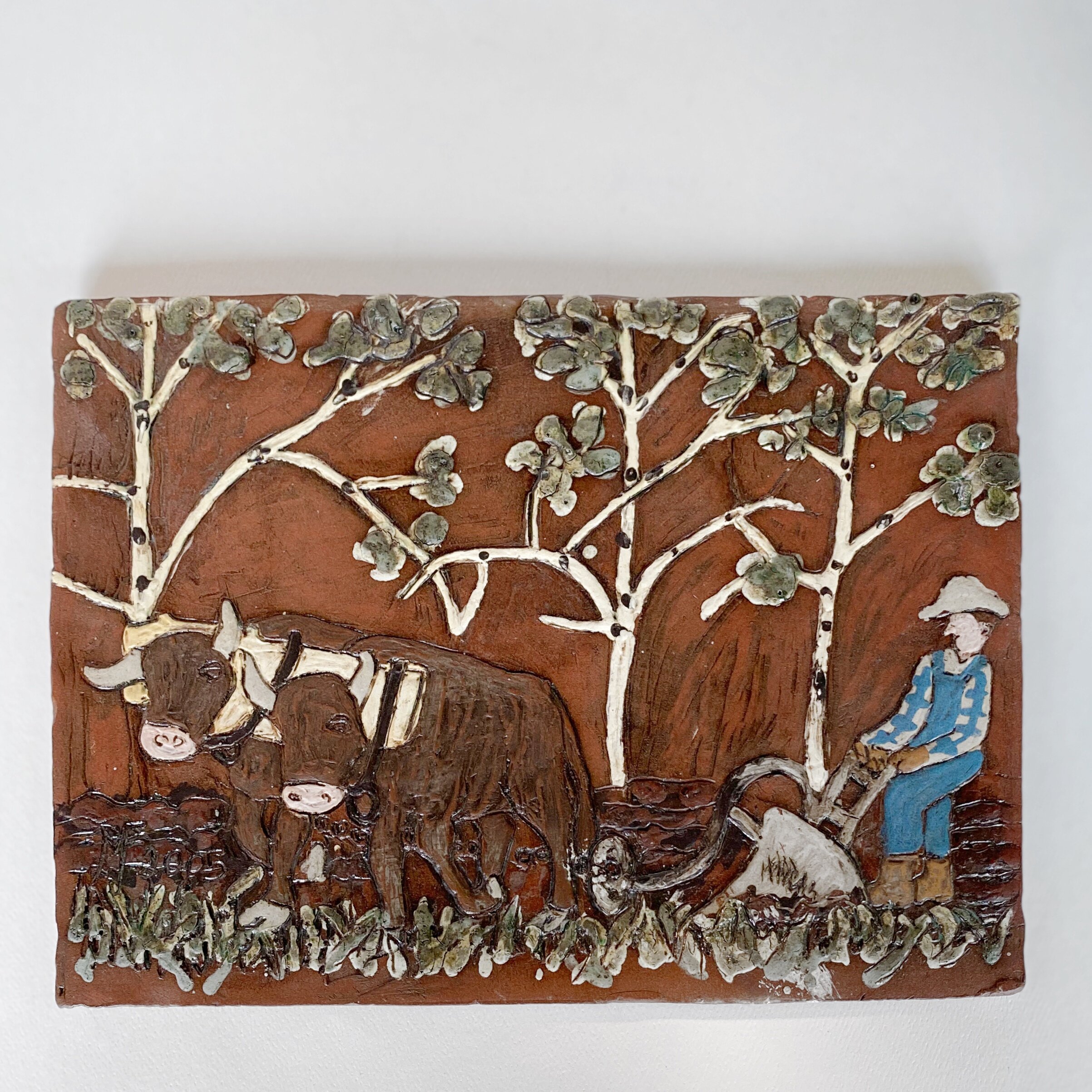 Maxine Forsberg Oxen Plaque