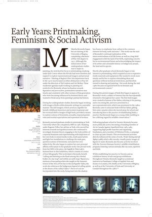 Early Years Printmaking, Feminism &amp; Social Activism