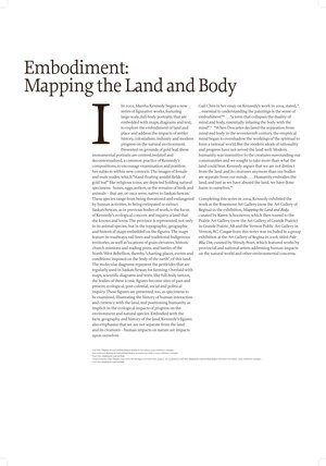 Mapping the Land and Body