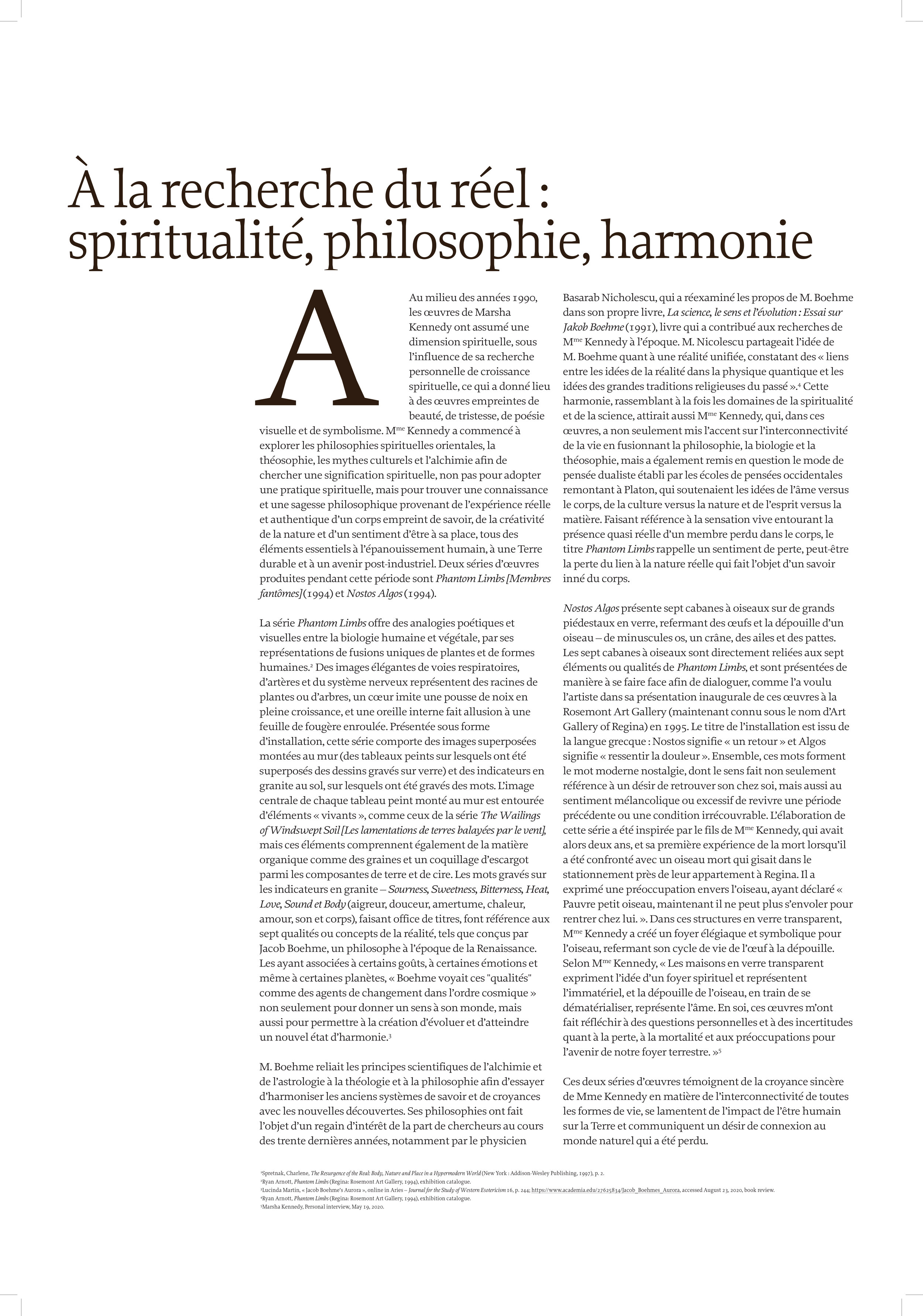 À la recherche du réel : spiritualité, philosophie, harmonie