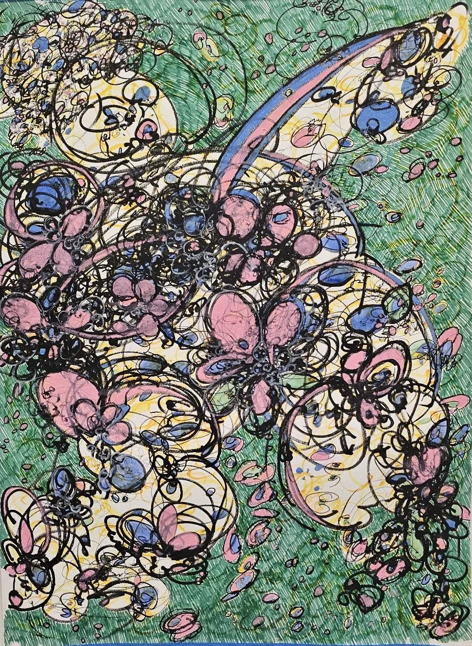  Jody Greenman Barber  Force of Nature  mixed media on paper  74.0 x 54.0 cm 