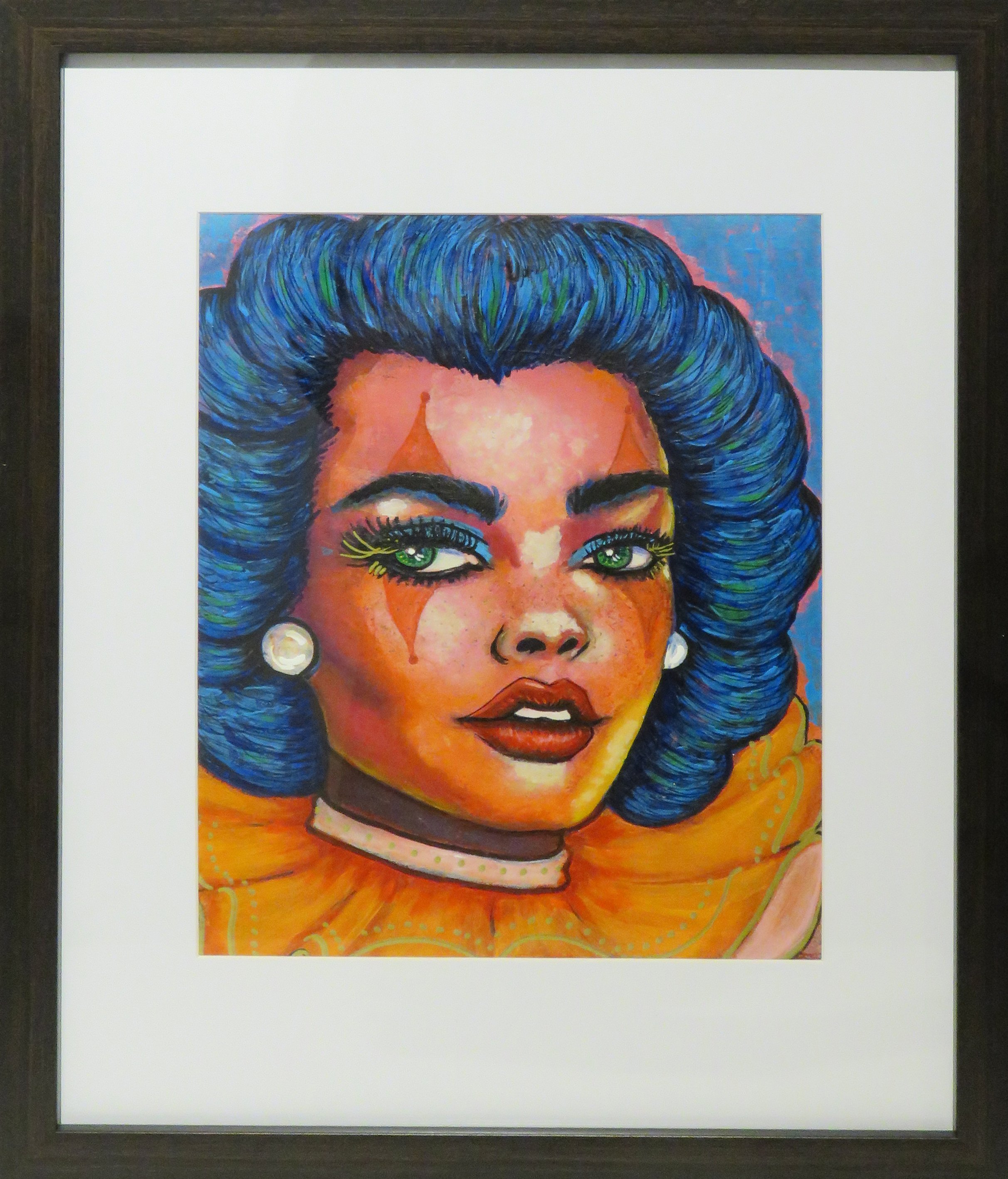  Tina McKenney   Mistaken Love  acrylic, charcoal  31.9 x 39.6 cm 