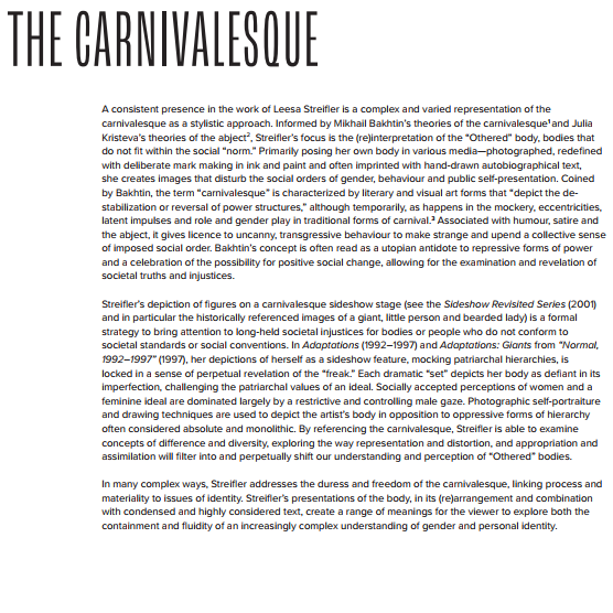 The Carnivalesque