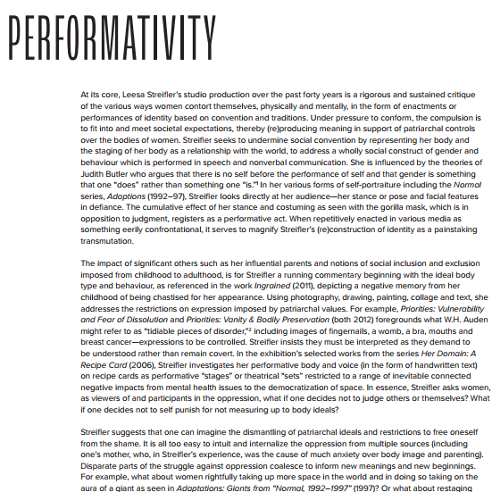 Performativity