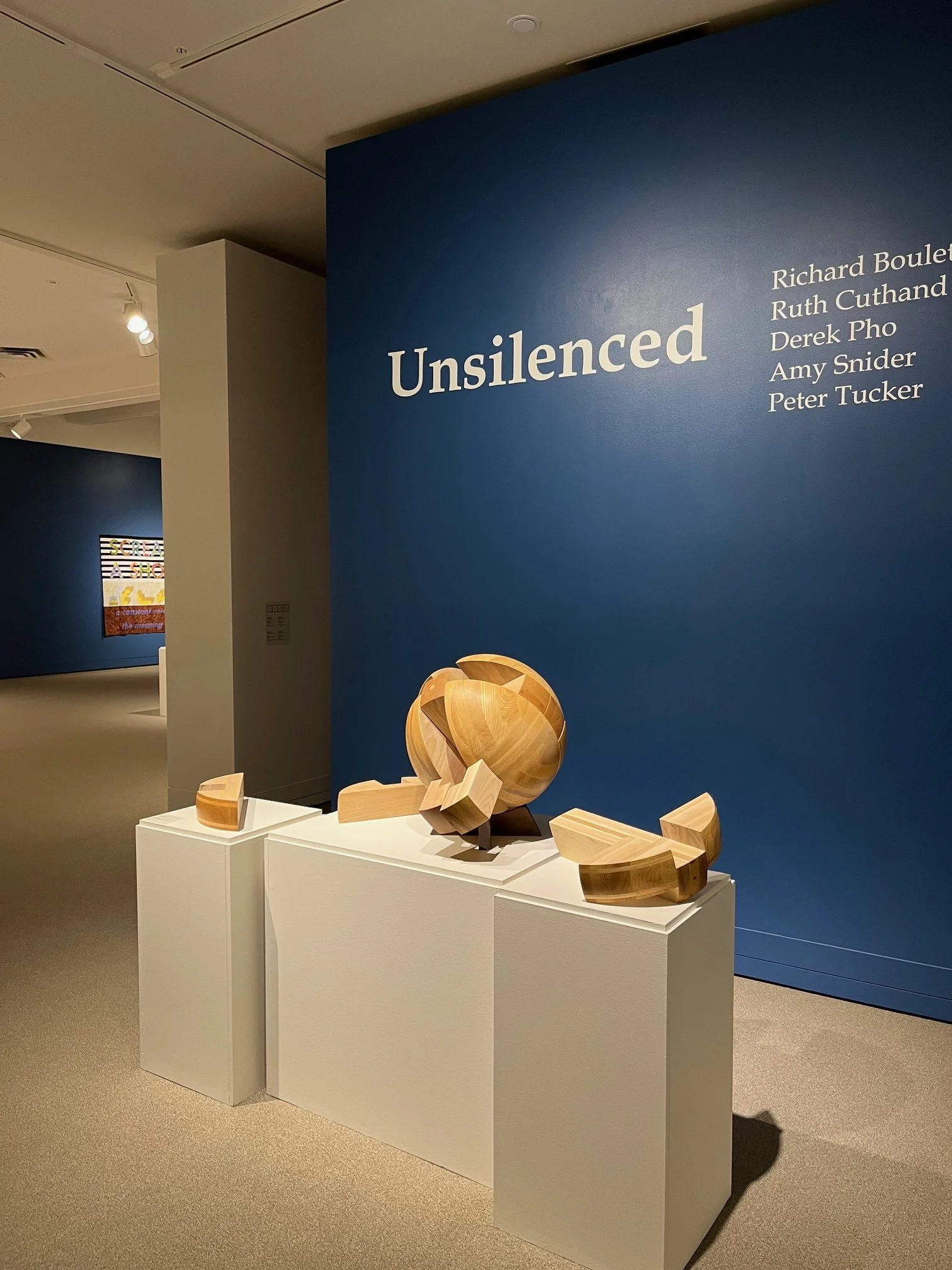   Peter Tucker  (Moose Jaw, SK)    Part Of    white oak, red oak, ash padauk  various dimensions  2011  Collection of the Artist 