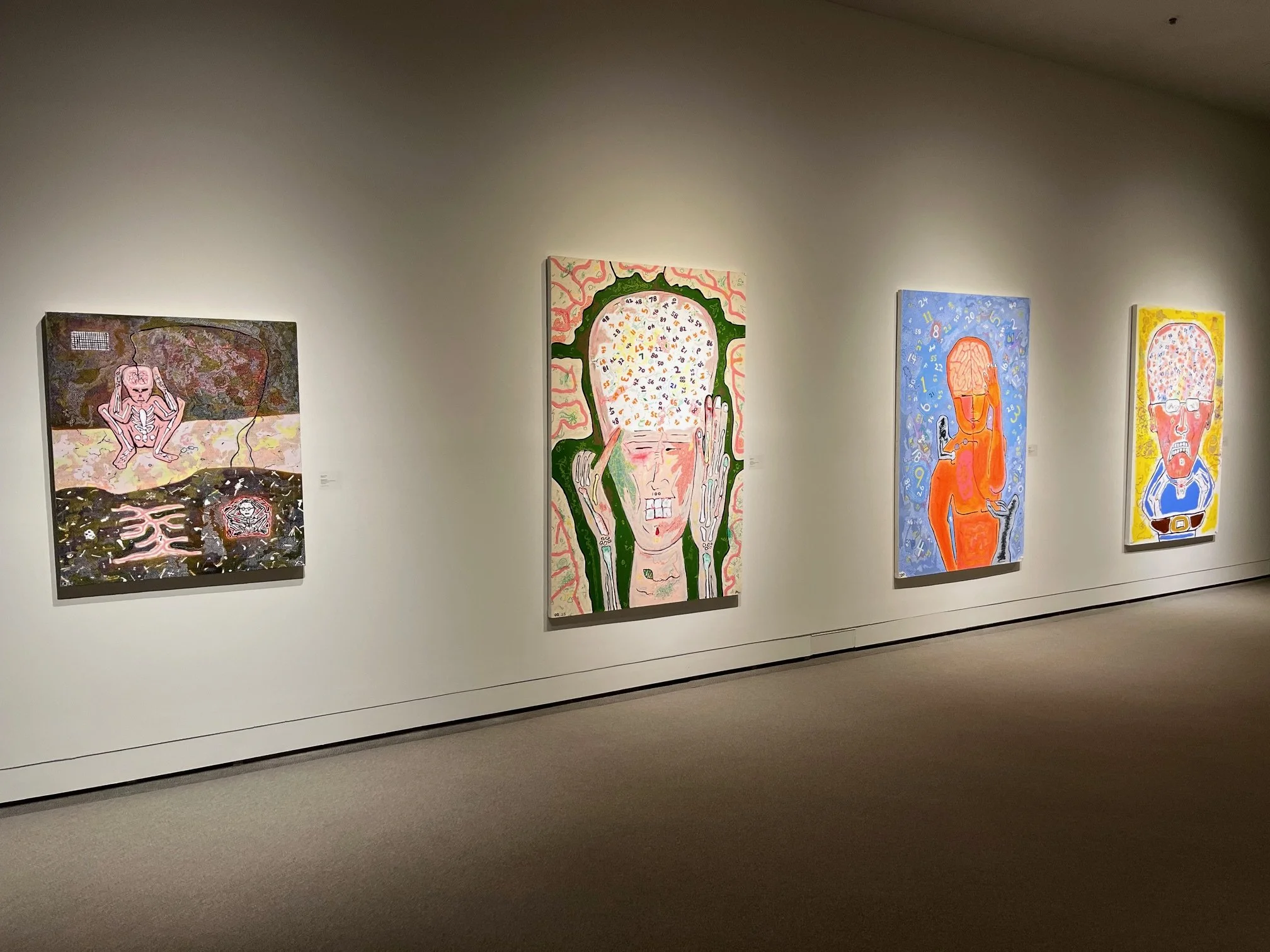   Unsilenced , Installation View, 4 works by Derek Pho 