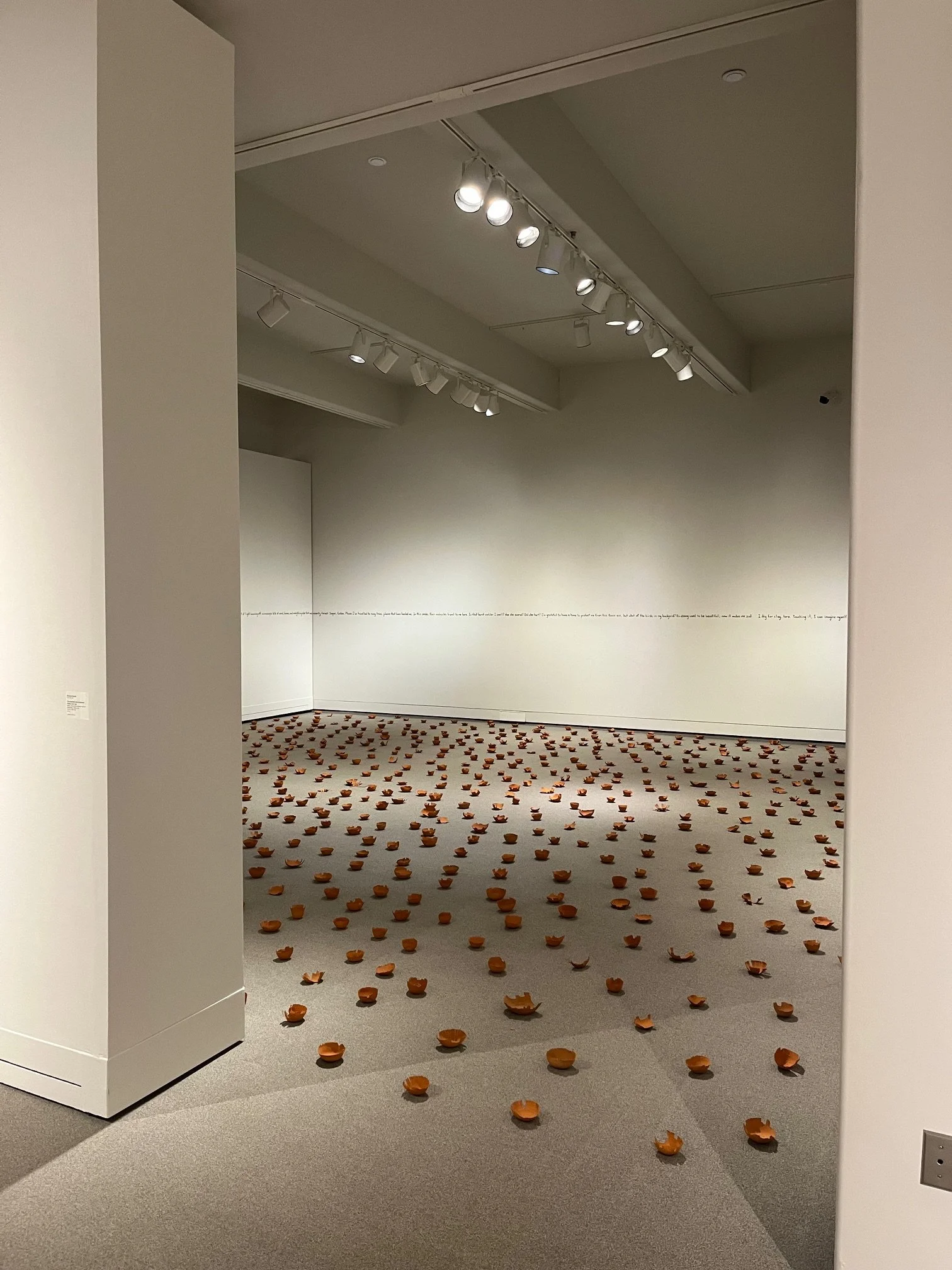   Amy Snider  (Regina, SK)    Crushed    Regina clay  various dimensions  2025  Collection of the Artist 