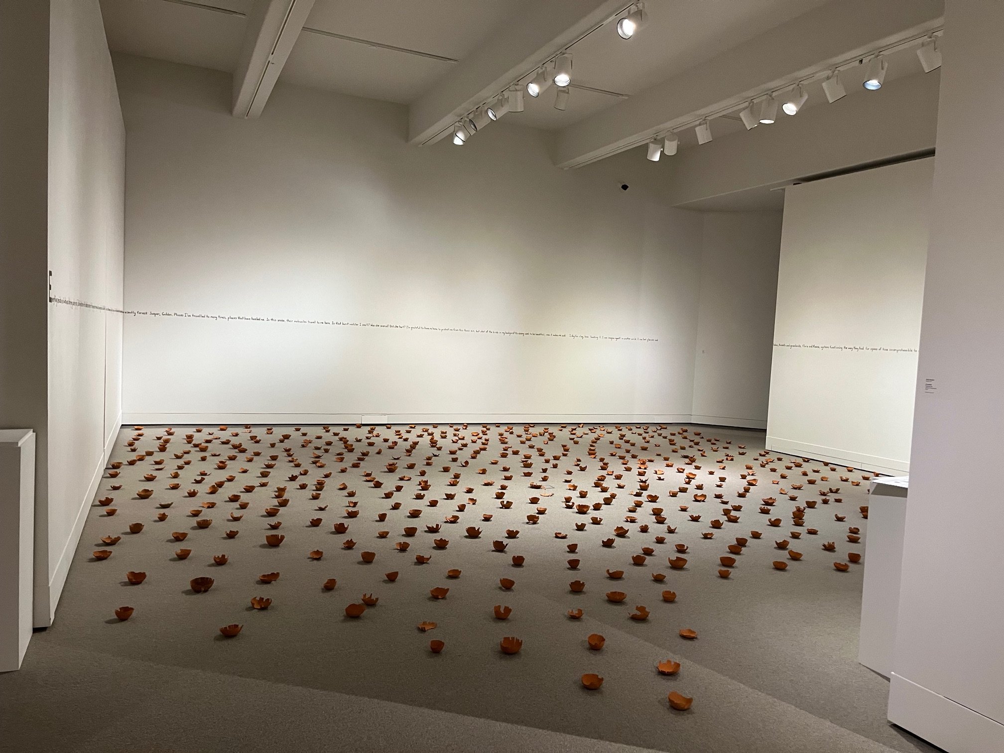   Amy Snider  (Regina, SK)    Crushed    Regina clay  various dimensions  2025  Collection of the Artist 