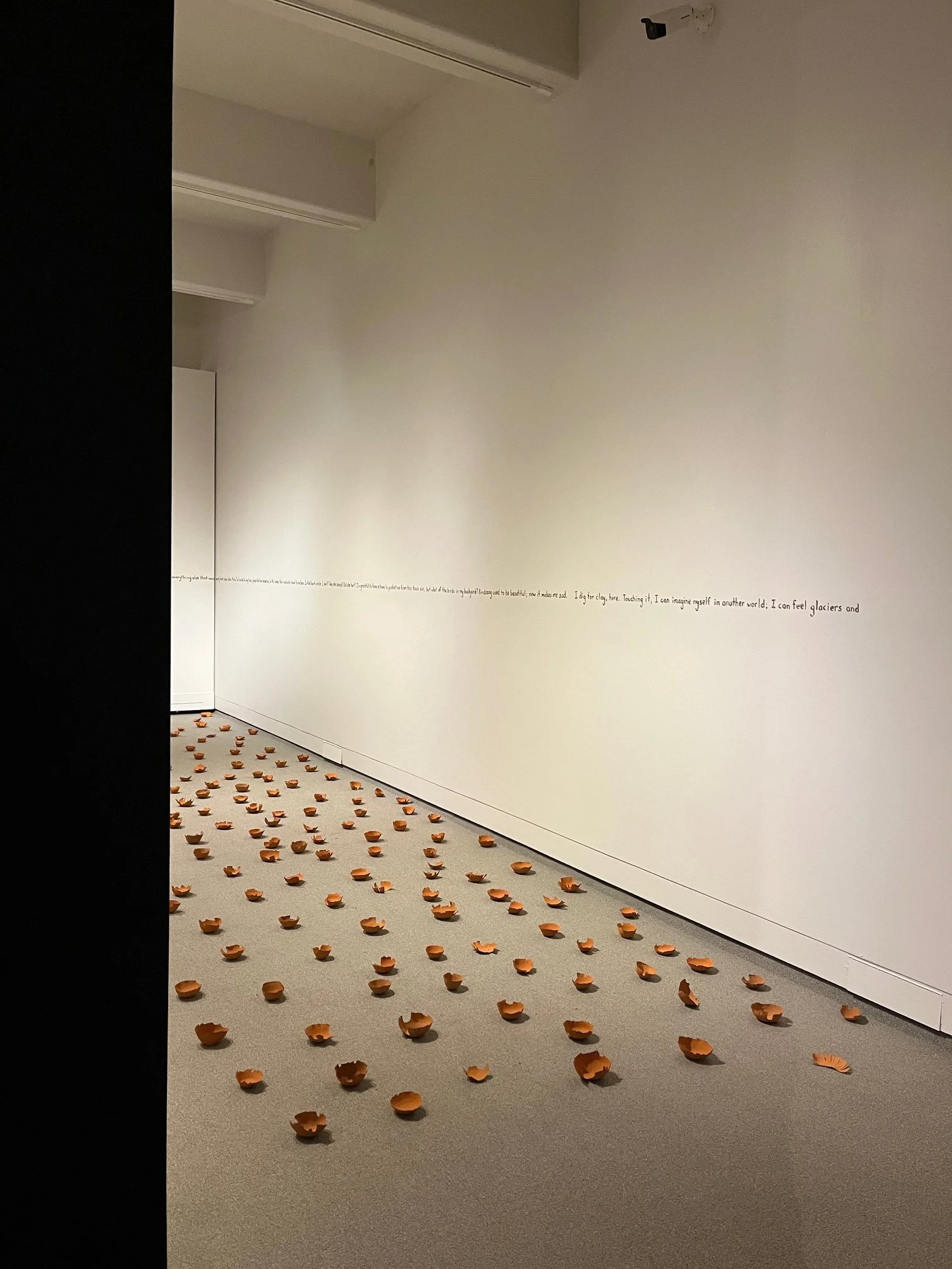   Amy Snider  (Regina, SK)    Crushed    Regina clay  various dimensions  2025  Collection of the Artist 