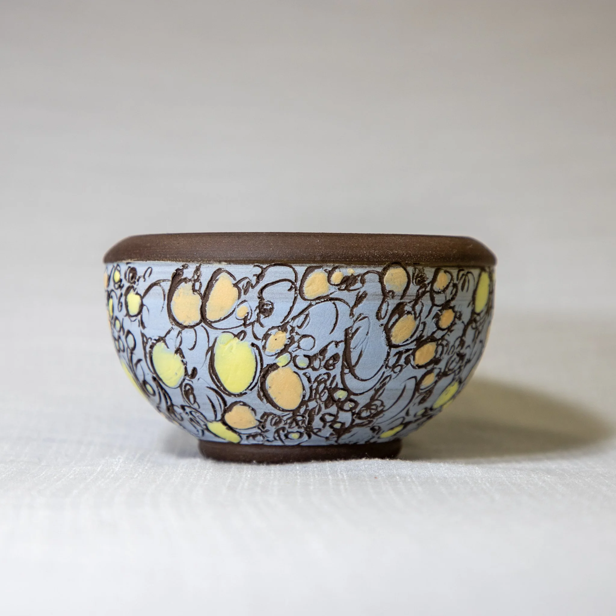 Jody Greenman-Barber Medium Bowl - Blue