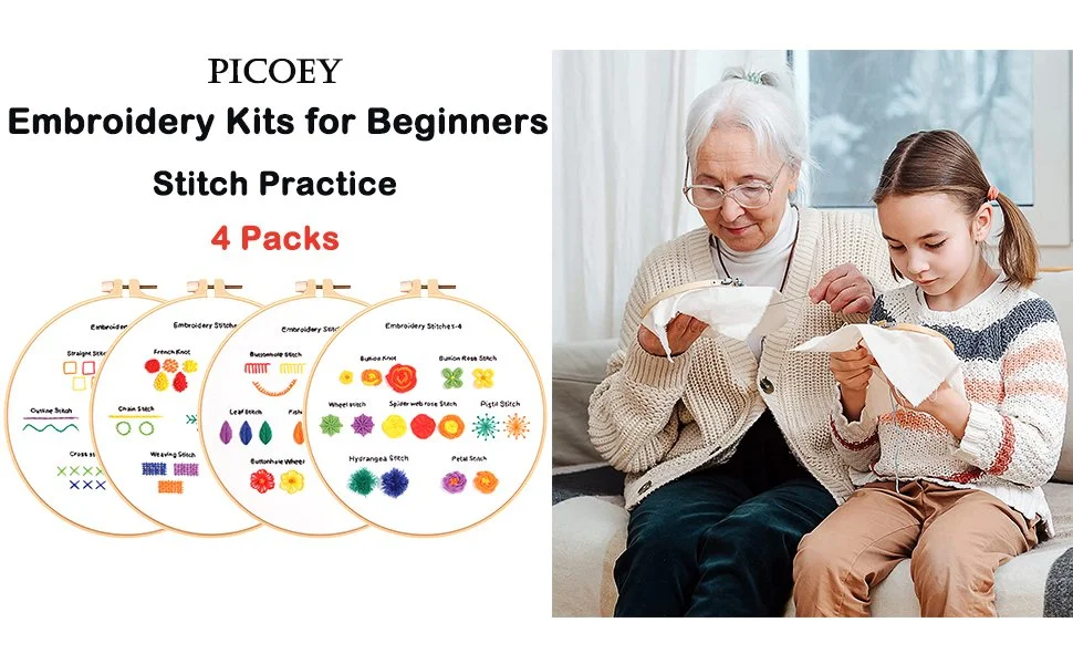 EMBROIDERY ORNAMENT (family) age 3+ must be accompanied by an adult