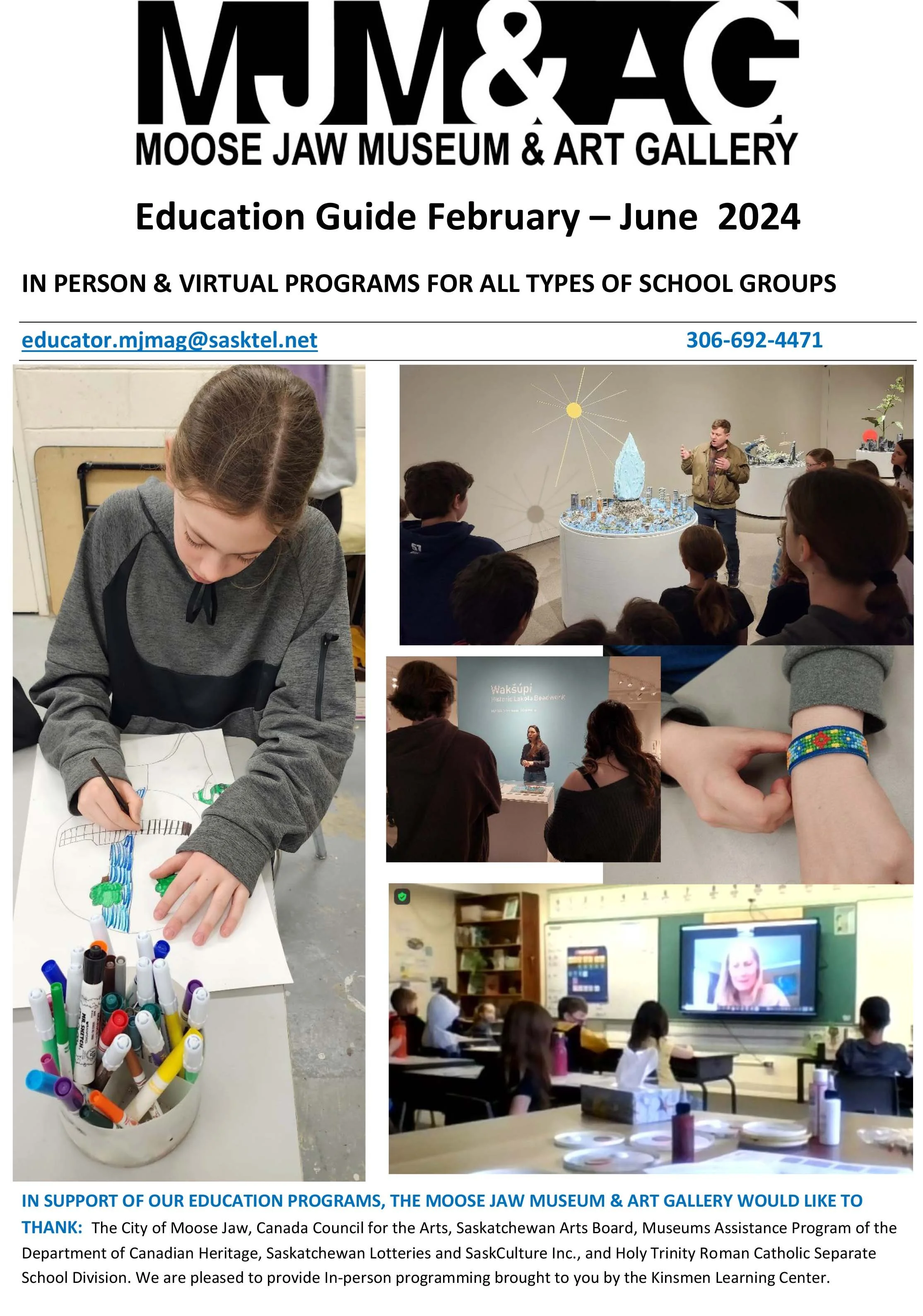 Schools & Teachers — Moose Jaw Museum & Art Gallery