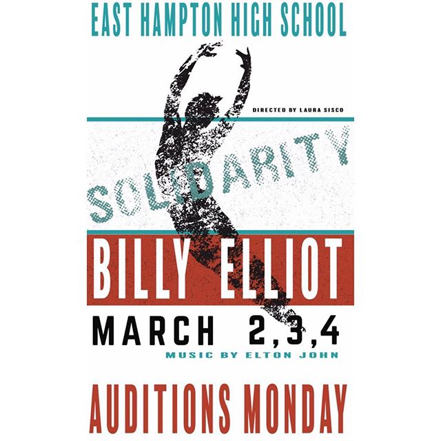 &quot;All you really have to do is SHINE!&quot; ✨ Auditions for Billy Elliot begin this Monday at 6pm in EHHS auditorium. We are looking forward to another fantastic year and outstanding performance! Bring a positive attitude, a smile and energy to s