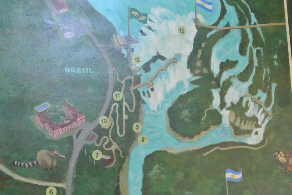 Iguazu Falls Map