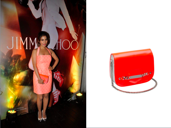 Sophie carrying Jimmy Choo Shadow