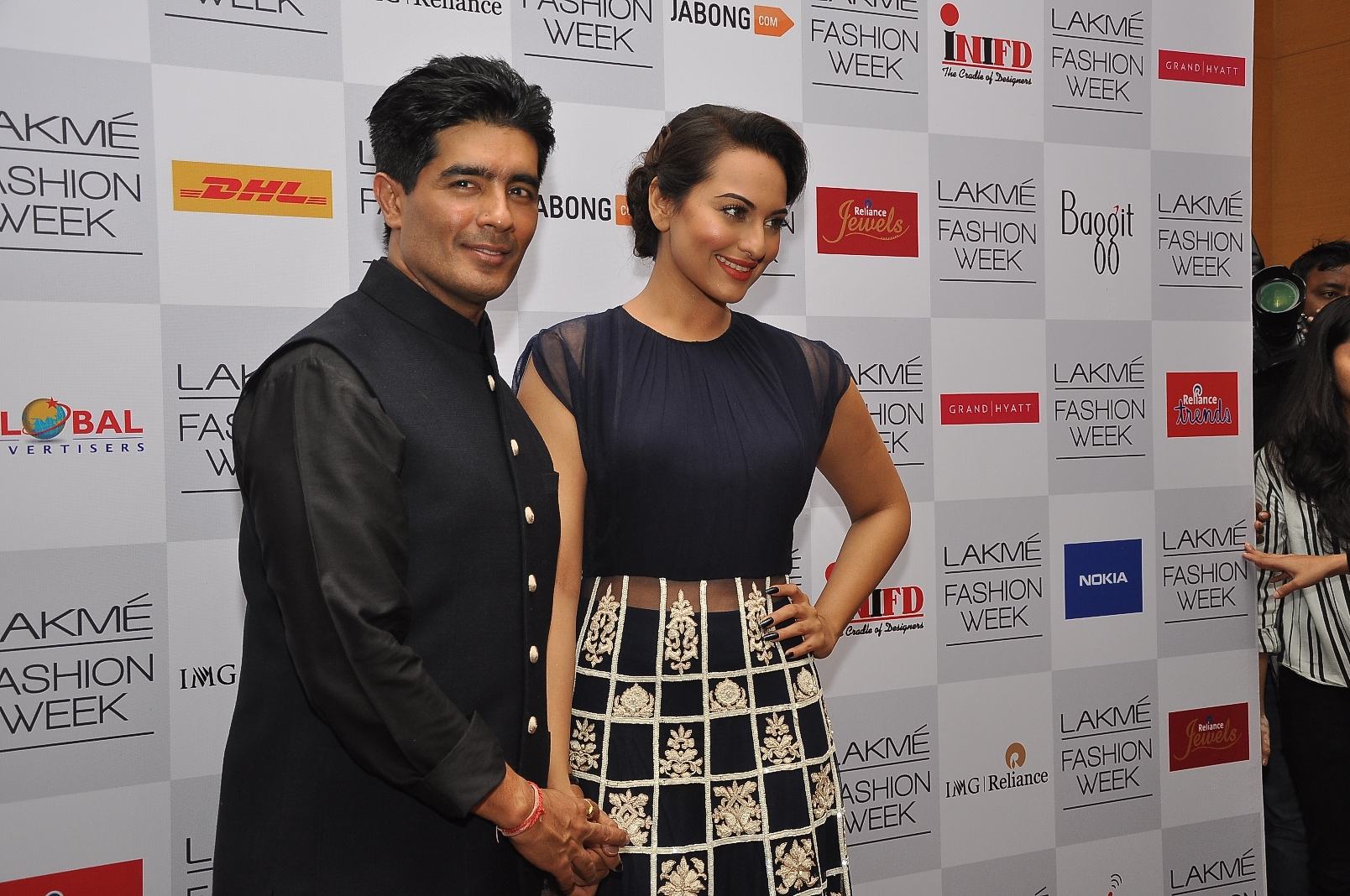 Manish Malhotra and Sonakshi Sinha