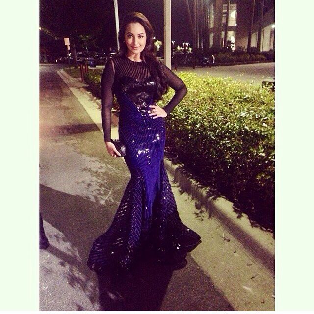 Sonakshi Sinha in Amit Aggarwal and Bottega Veneta