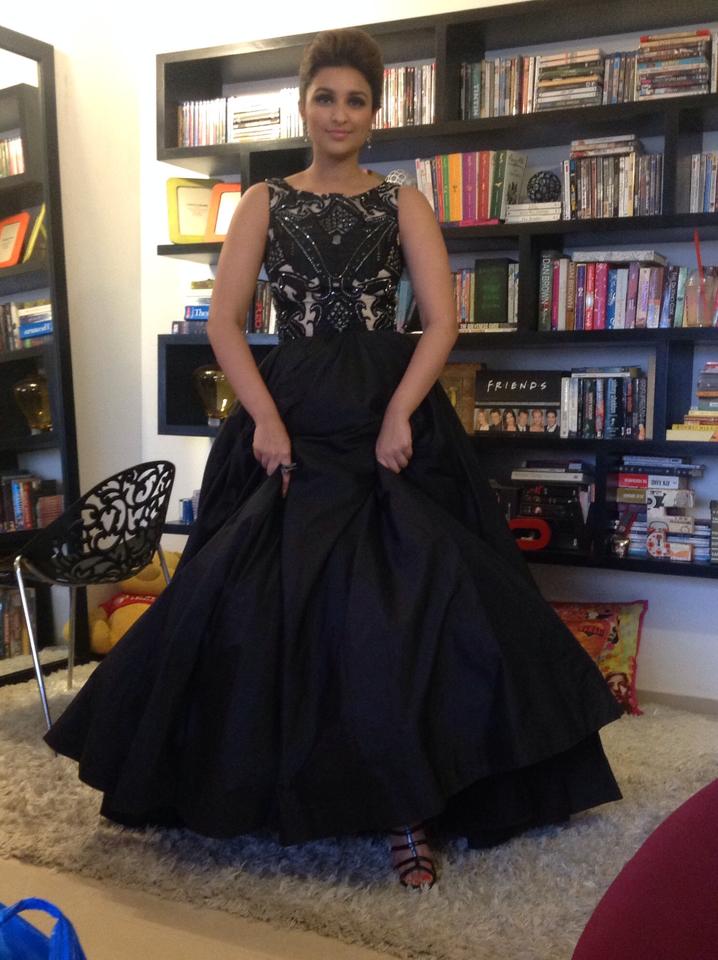 Parineeti Chopra in Siddharth Tytler and Jimmy Choo