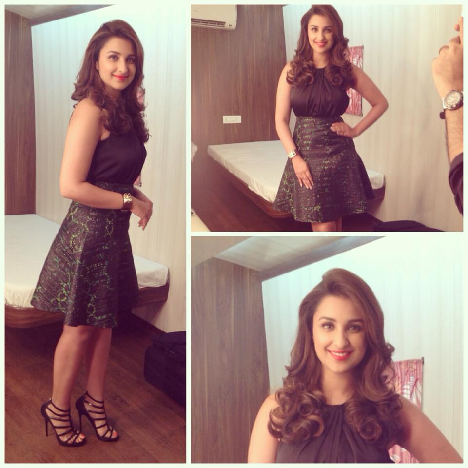 Parineeti Chopra in Kenneth Cole, Bebe and Jimmy Choo