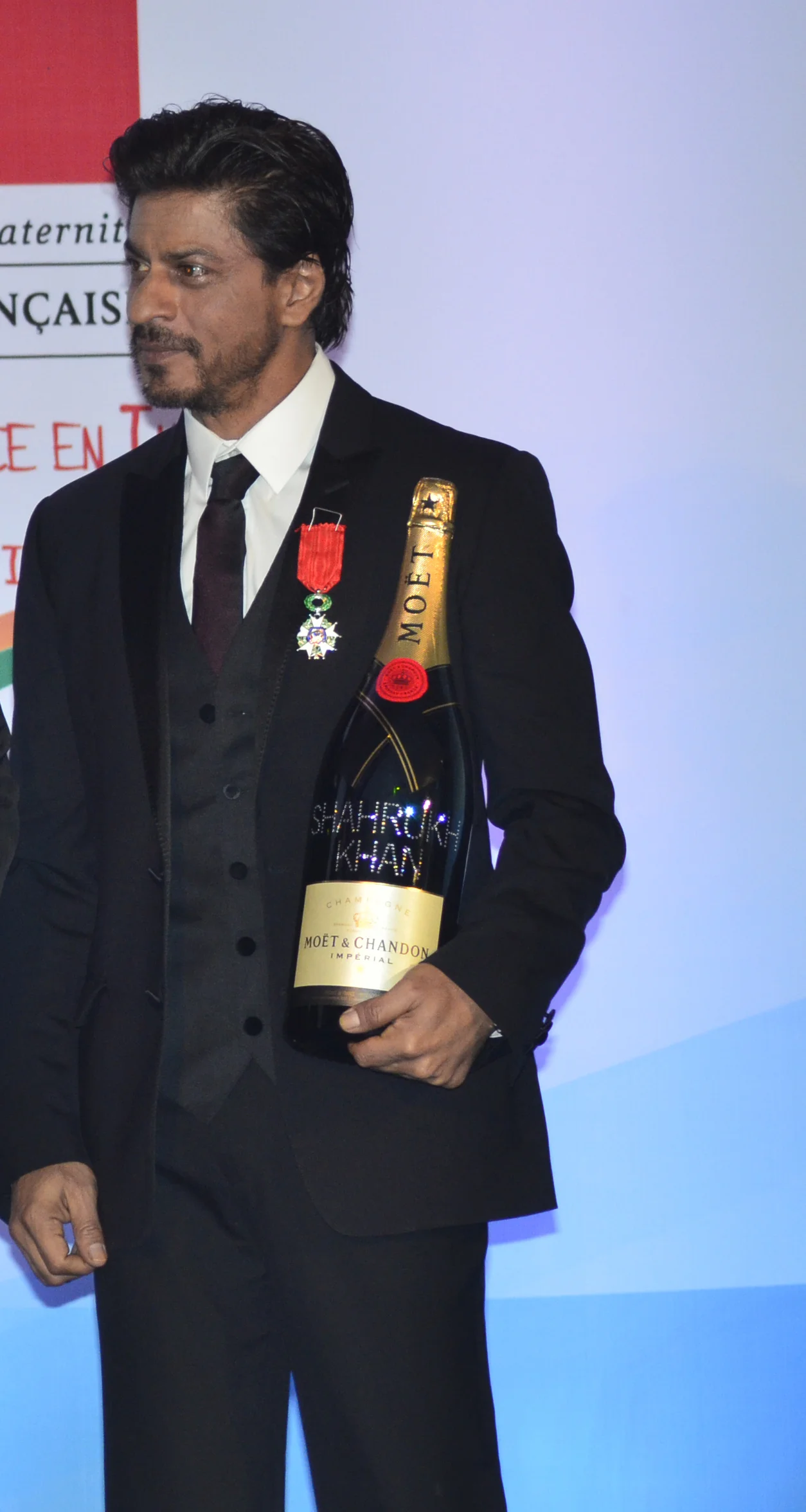 Shah Rukh Khan holding the Moet & Chandon customized Jeroboam.jpg