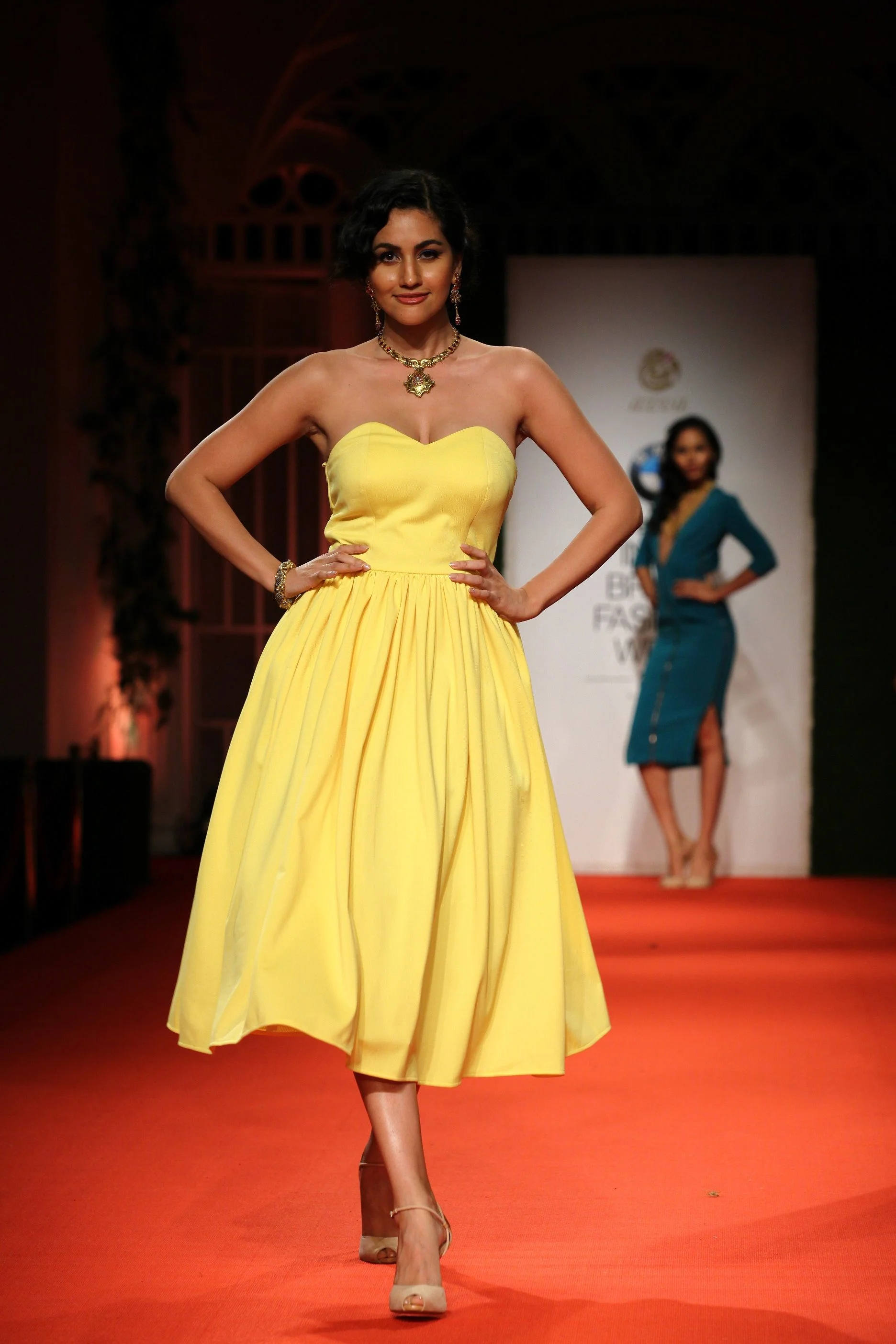 Azva Presents Gold Jewellery in its Most Elegant and Glamourous Avatar at BMW India Bridal Fashion Week 2014 in association with AZVA at DLF Emporio (3).jpg