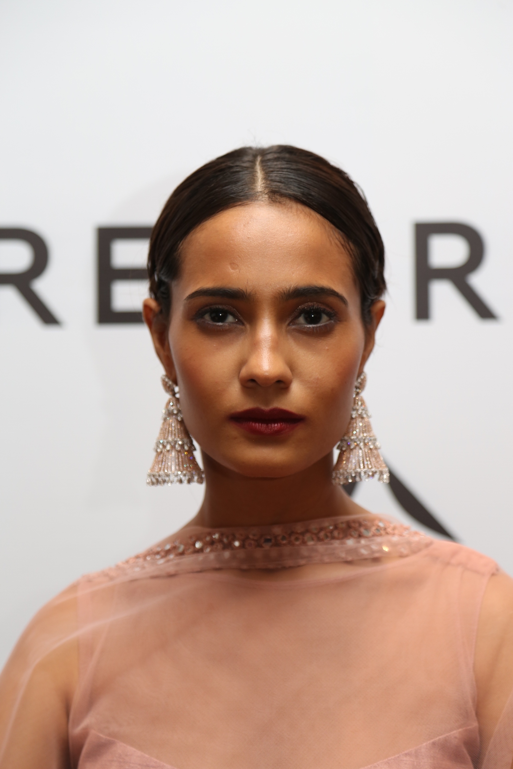 Rikki Chatterjee wearing Forevermark promise earrings desingned by Manish Malhotra