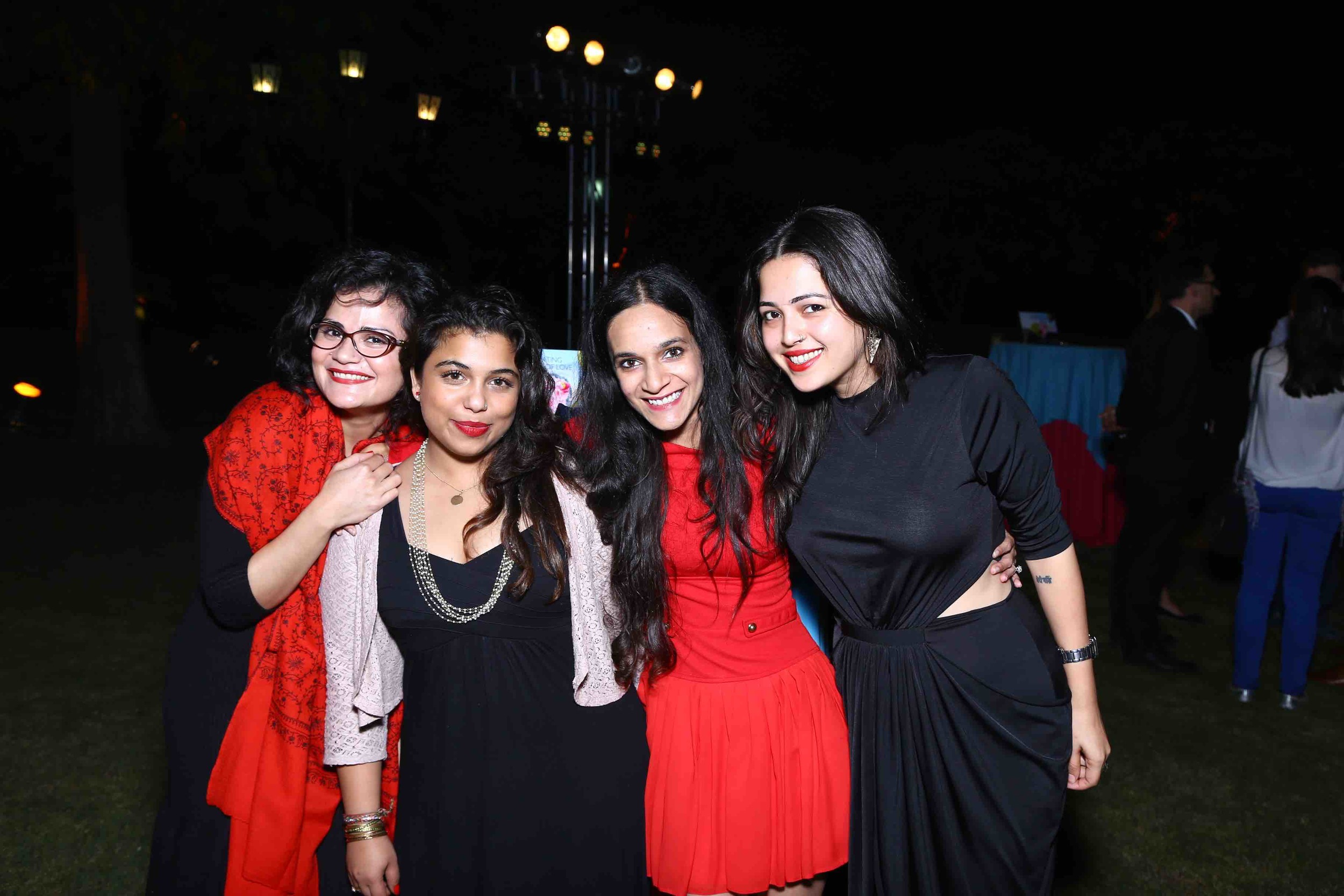 Vasudha Rai, Ami Unnikrishnan, Meghna Malik and Samiya