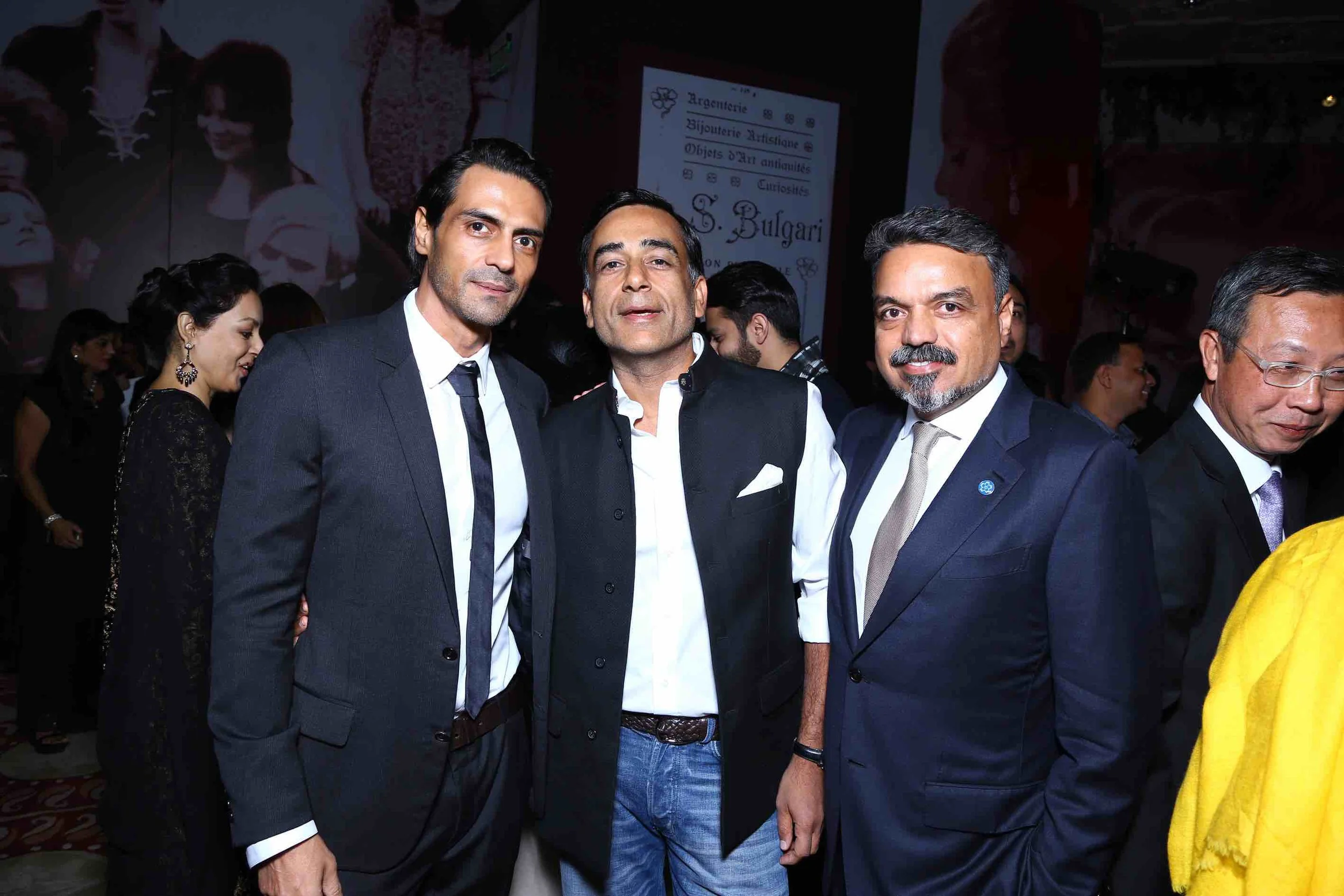 Arjun Rampal, Ravi Thakran with a Friend