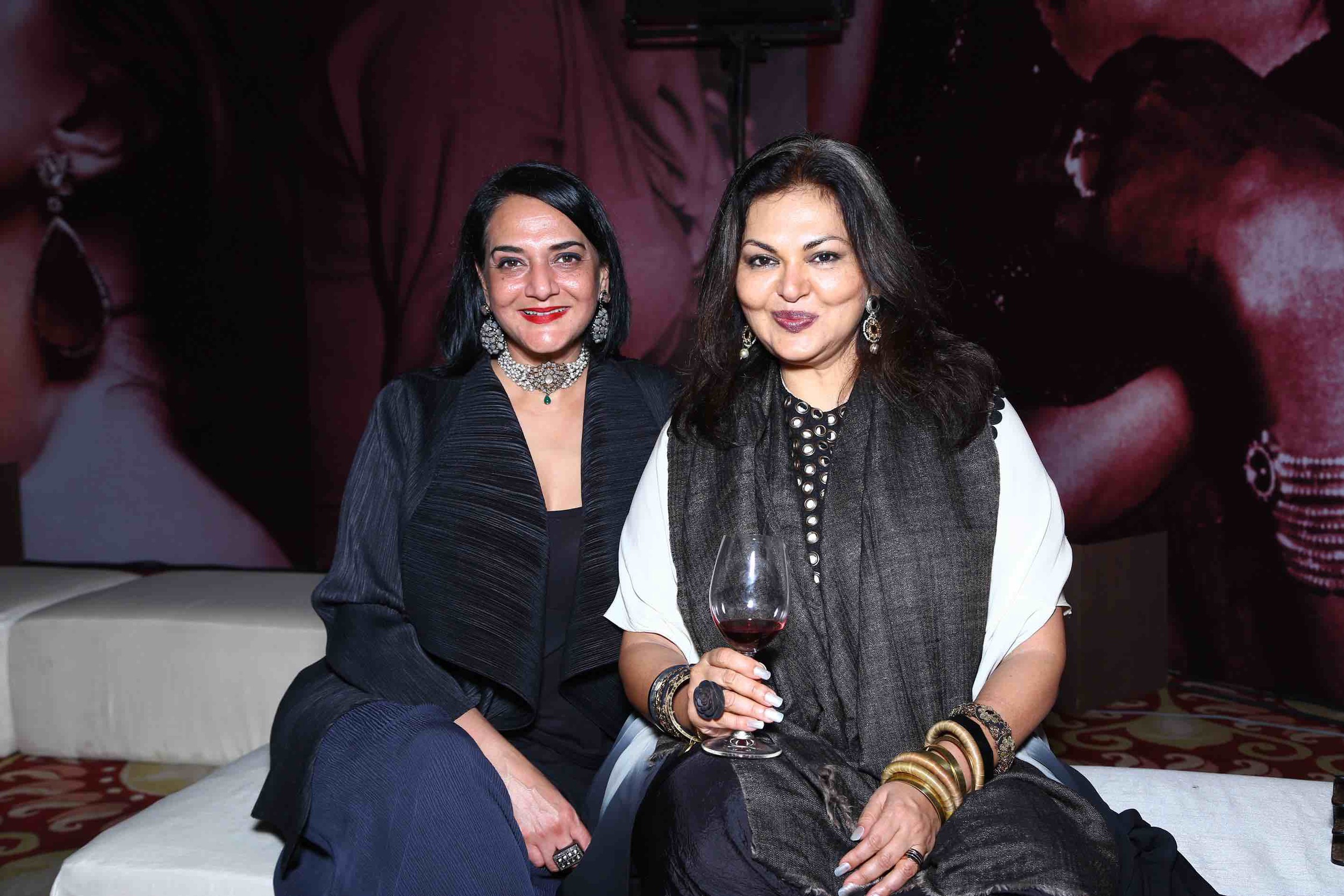 Poonam Bhagat and Malavika Sangghvi