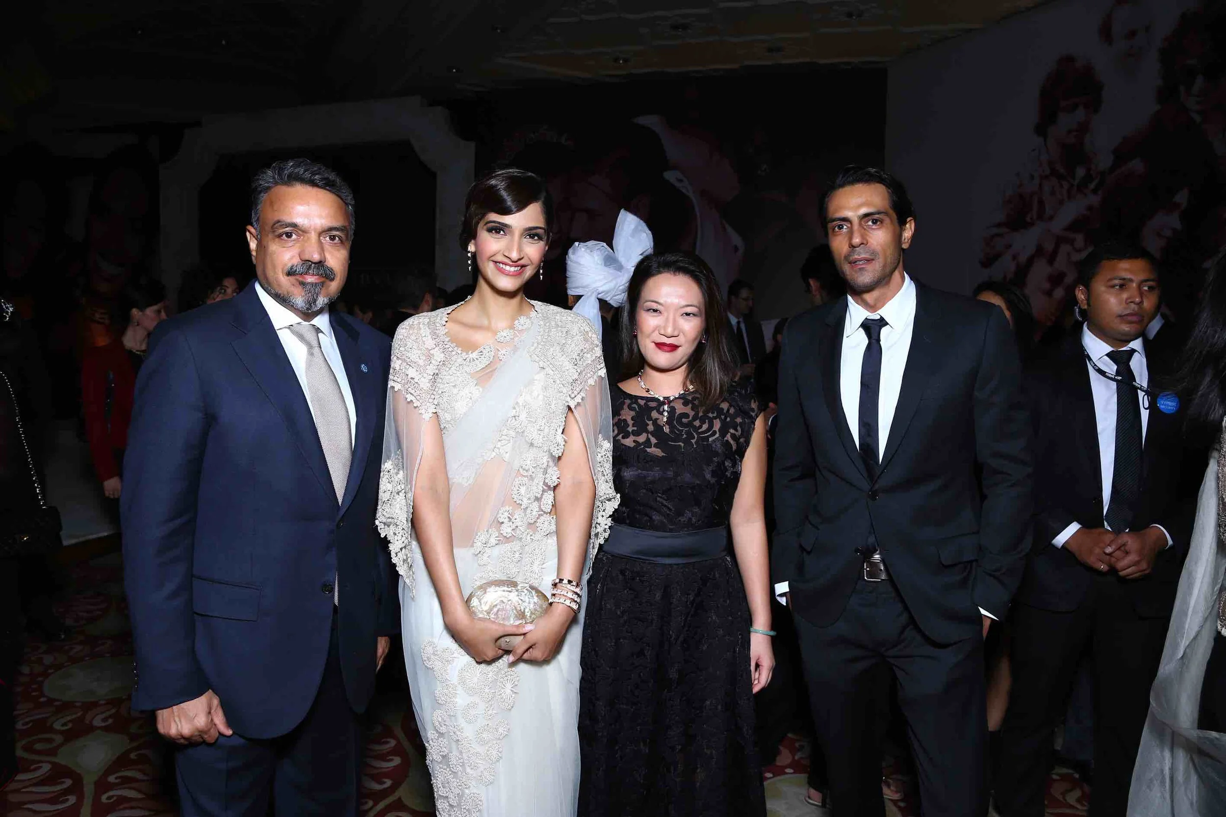 Ravi Thakran, Sonam Kapoor, Wei Ling and Arjun Rampal