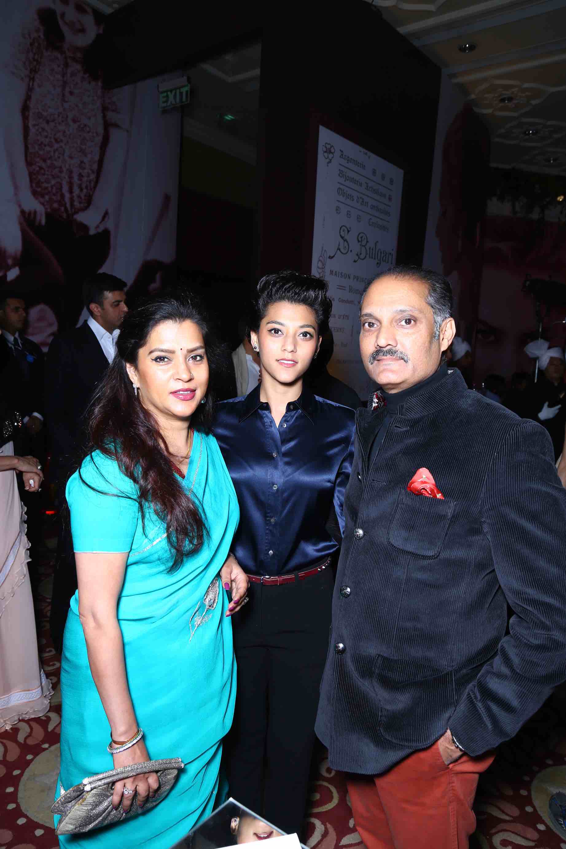 Yuvraj Vikramaditya Singh and Chitrangada Singh with their Daughter