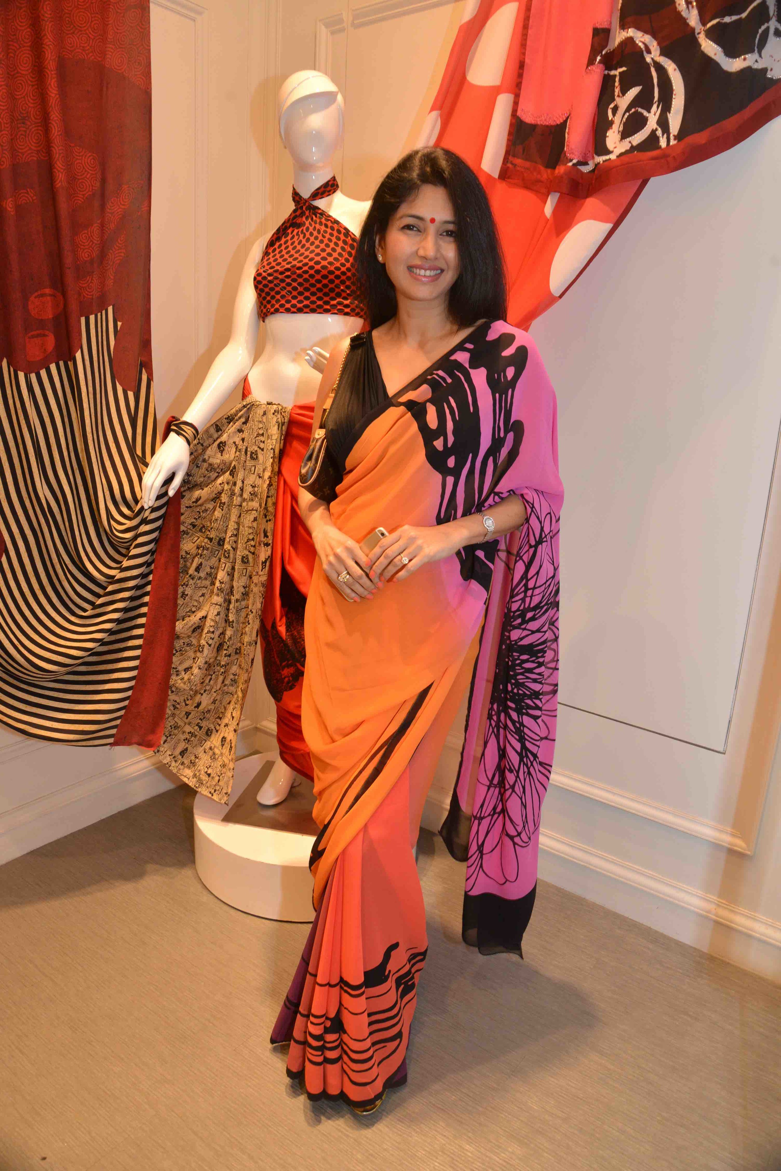 Deepti Bhatnagar in a Satya Paul Saree