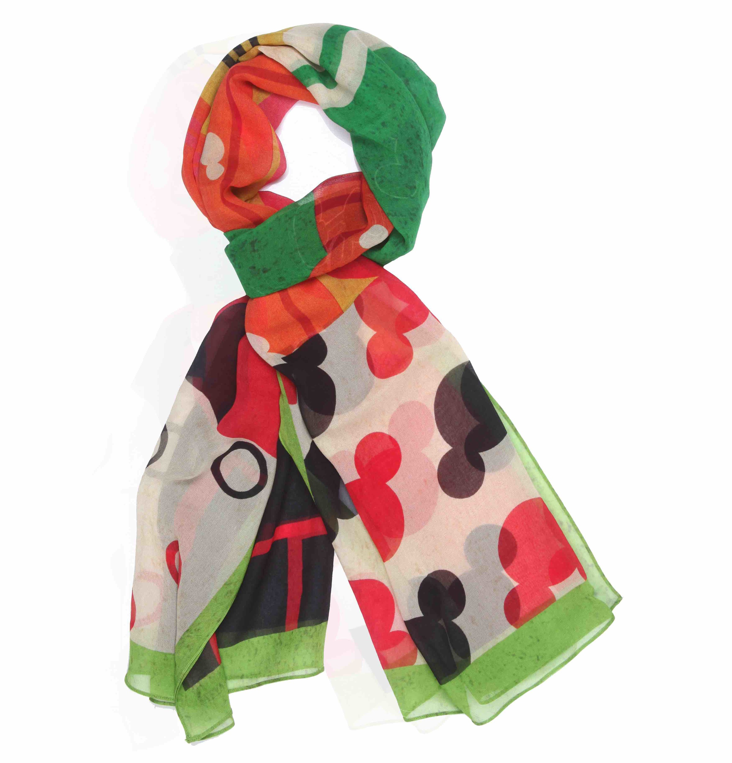 Disney Monopop by Satya Paul Mickey & Minnie Mouse patchwork Scarf 