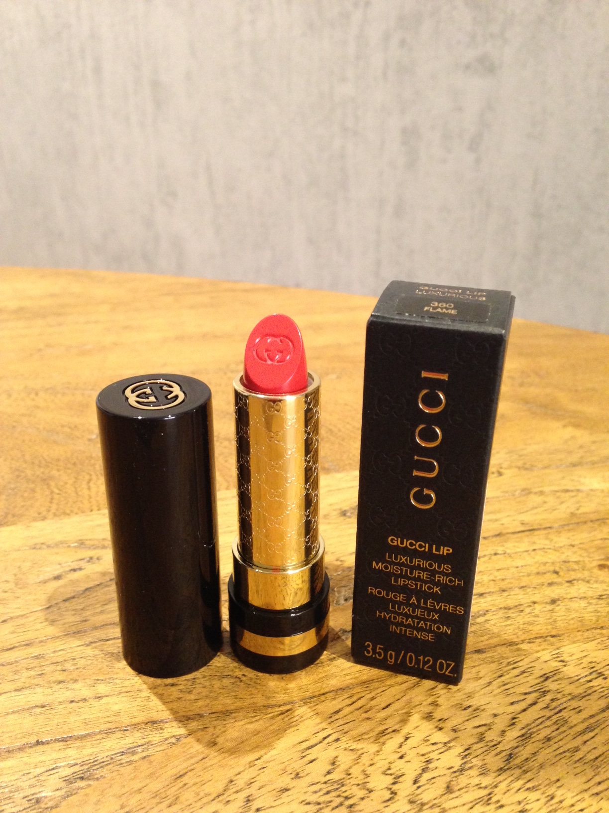 Gucci Moisture Rich Lipstick in Flame